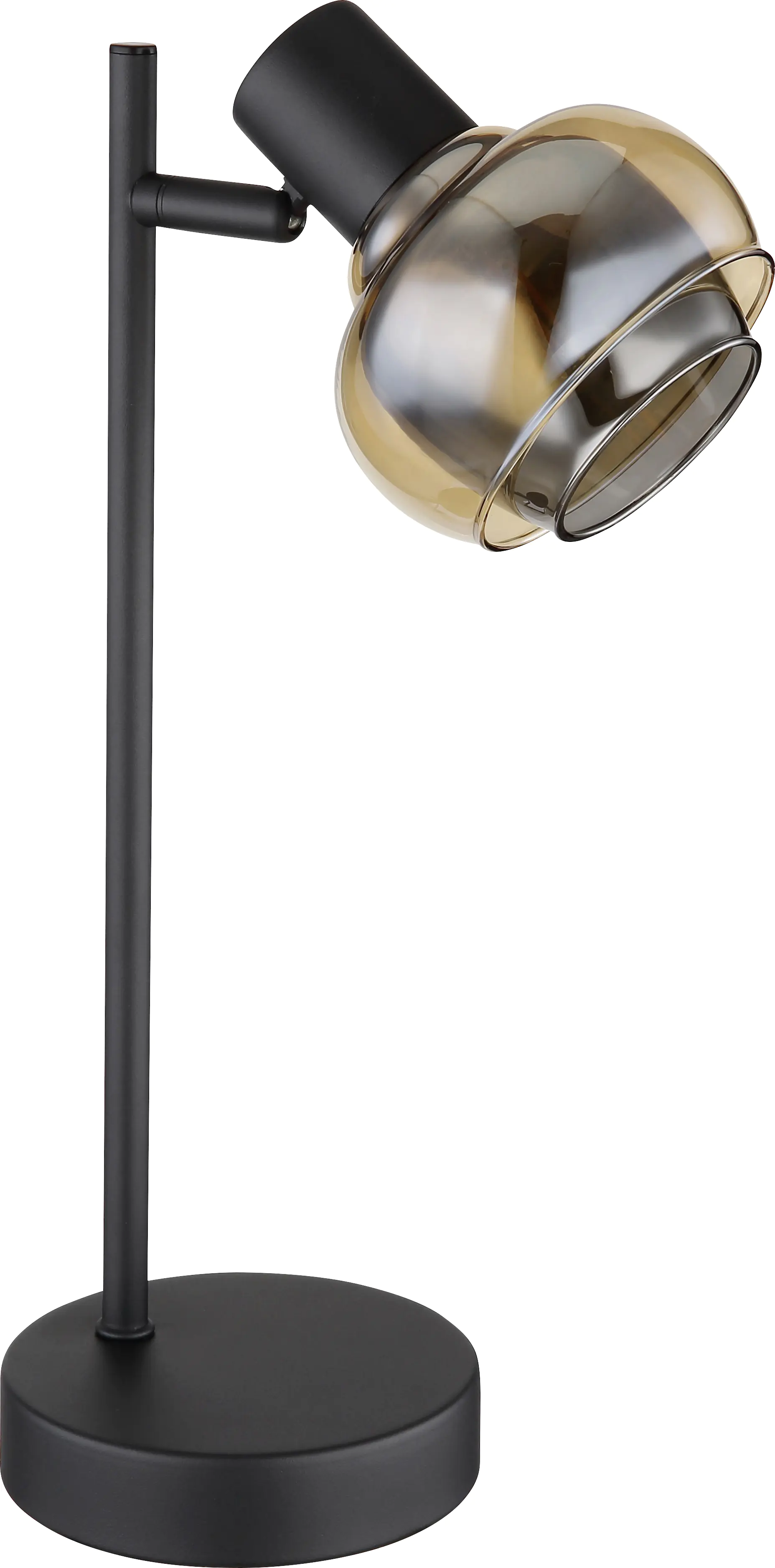 Globo Tischleuchte Tokki schwarz matt 14,5 x 14,5 x 35 cm E14