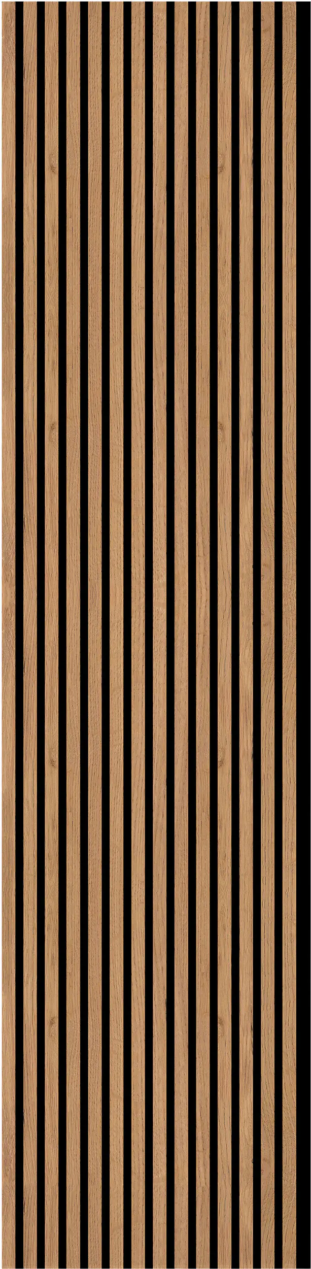 Neuhofer Akustikpaneele Holz foliert braun 267 x 1,9 x 57 cm