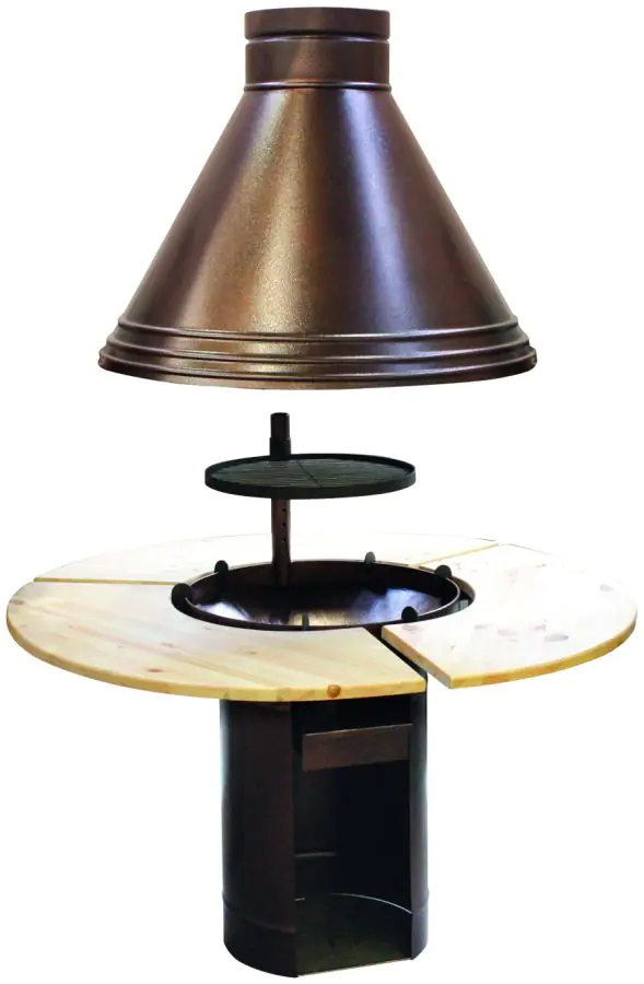 Palmako Grillofen für Eva Grillkota Pulverbeschichtet