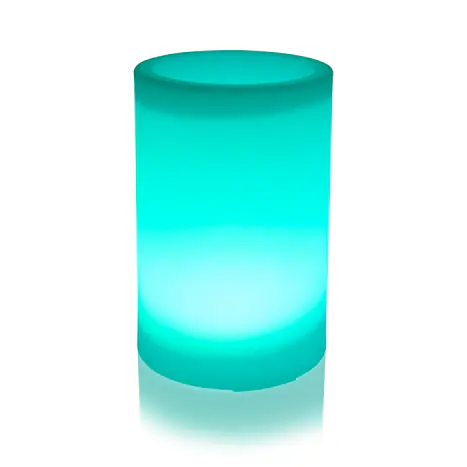 Smartwares LED Solarleuchte Blumentopf OSL_60085 weiß 31,5 cm RGBW