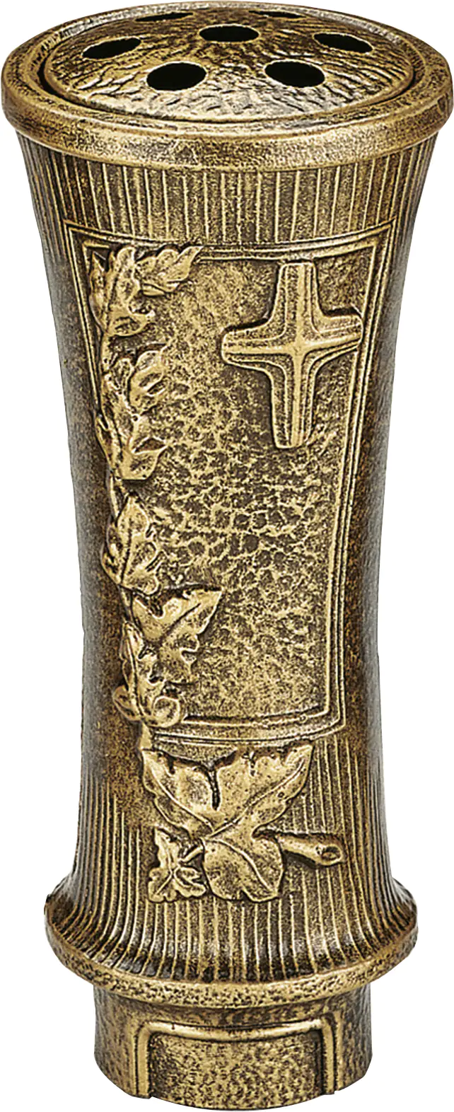 Grabvase 29 cm bronze