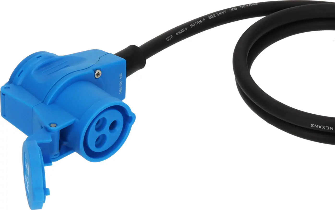 Brennenstuhl CEE-Verlängerungskabel 25 m schwarz H07RN-F 3G2,5 außen