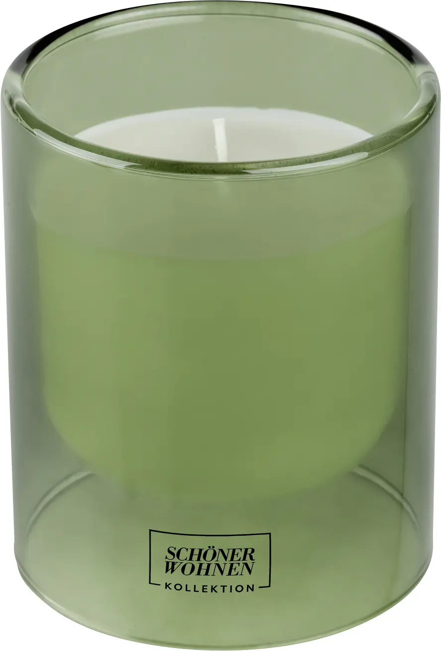 Schöner Wohnen Duftkerze im Glas L Basilikum Mandarine Ø 9 x 11 cm Schöner Wohnen Duftkerze im Glas L Basilikum Mandarine Ø 9 x 11 cm