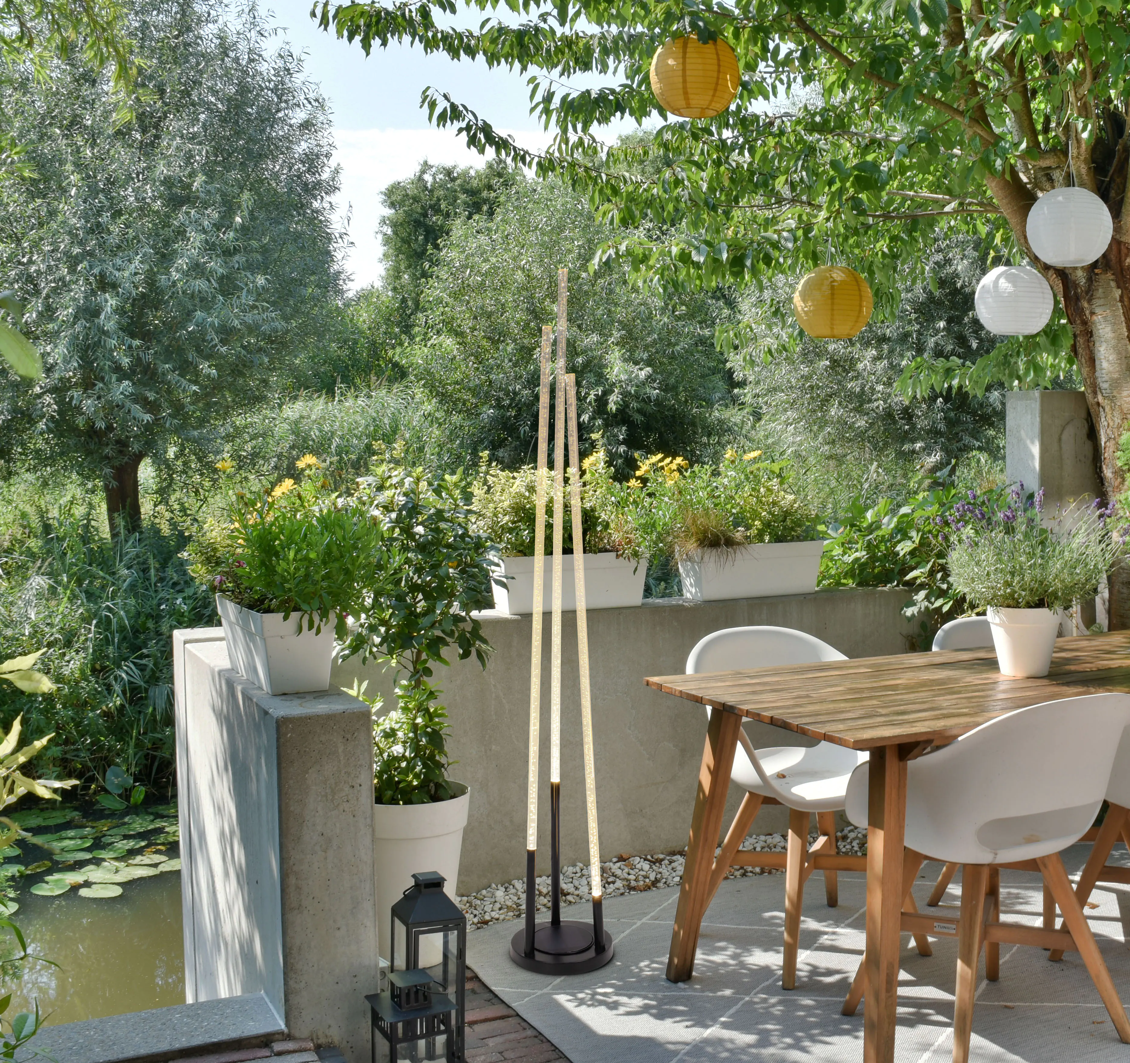 Light & More LED Solar Stehleuchte schwarz Light & More LED Solar Stehleuchte schwarz