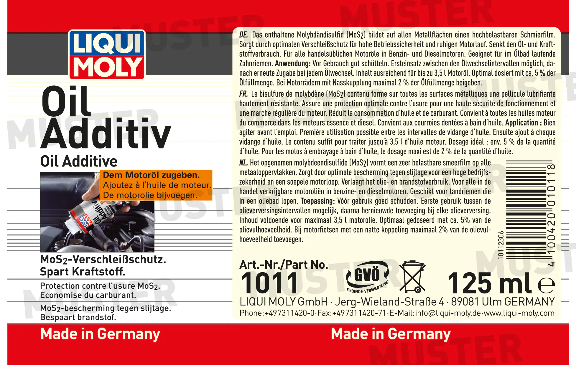 Liqui Moly Oil Additiv 125 ml
