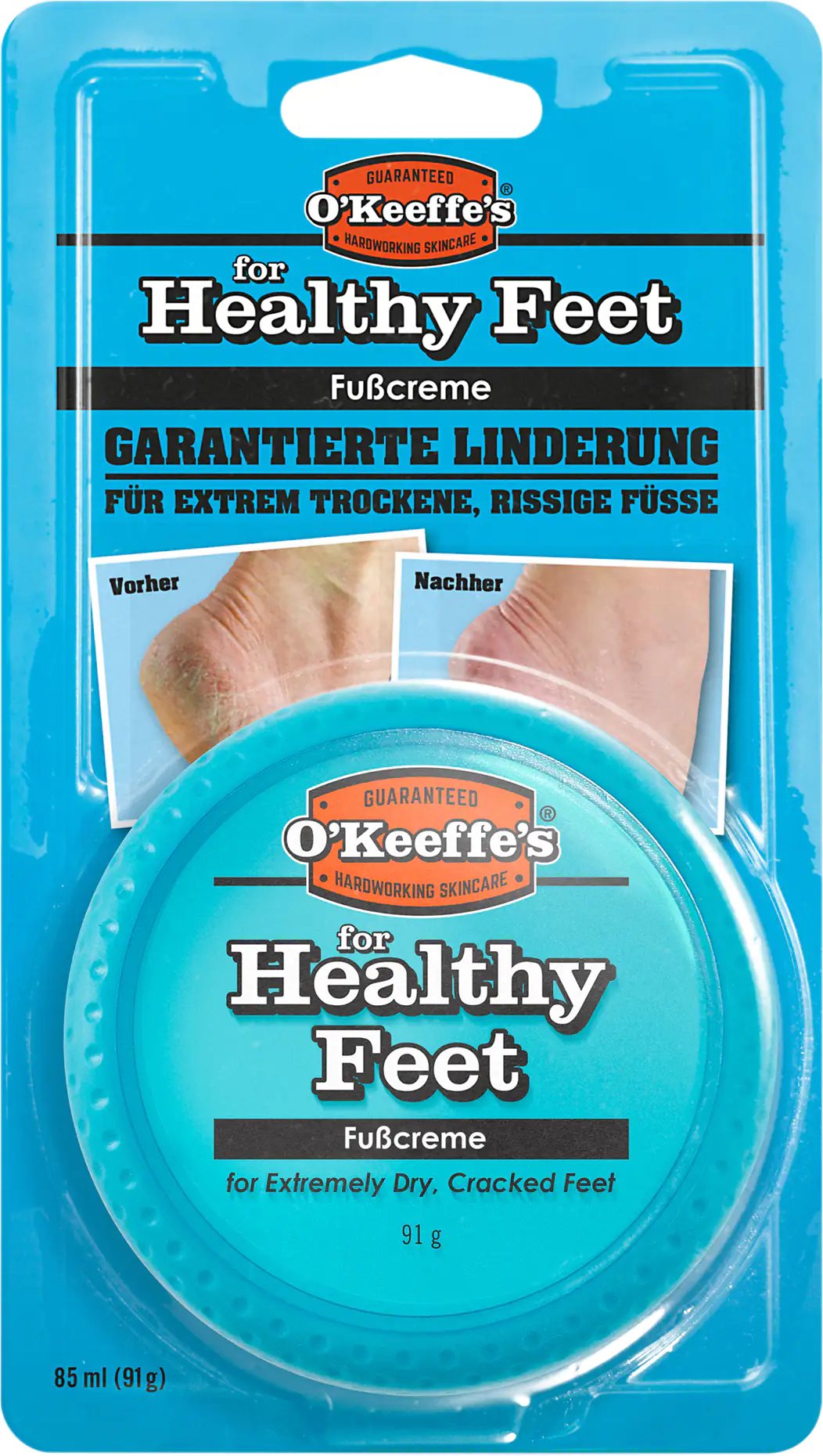 O`Keeffe`s Fußcreme Healthy Feet, 91 g