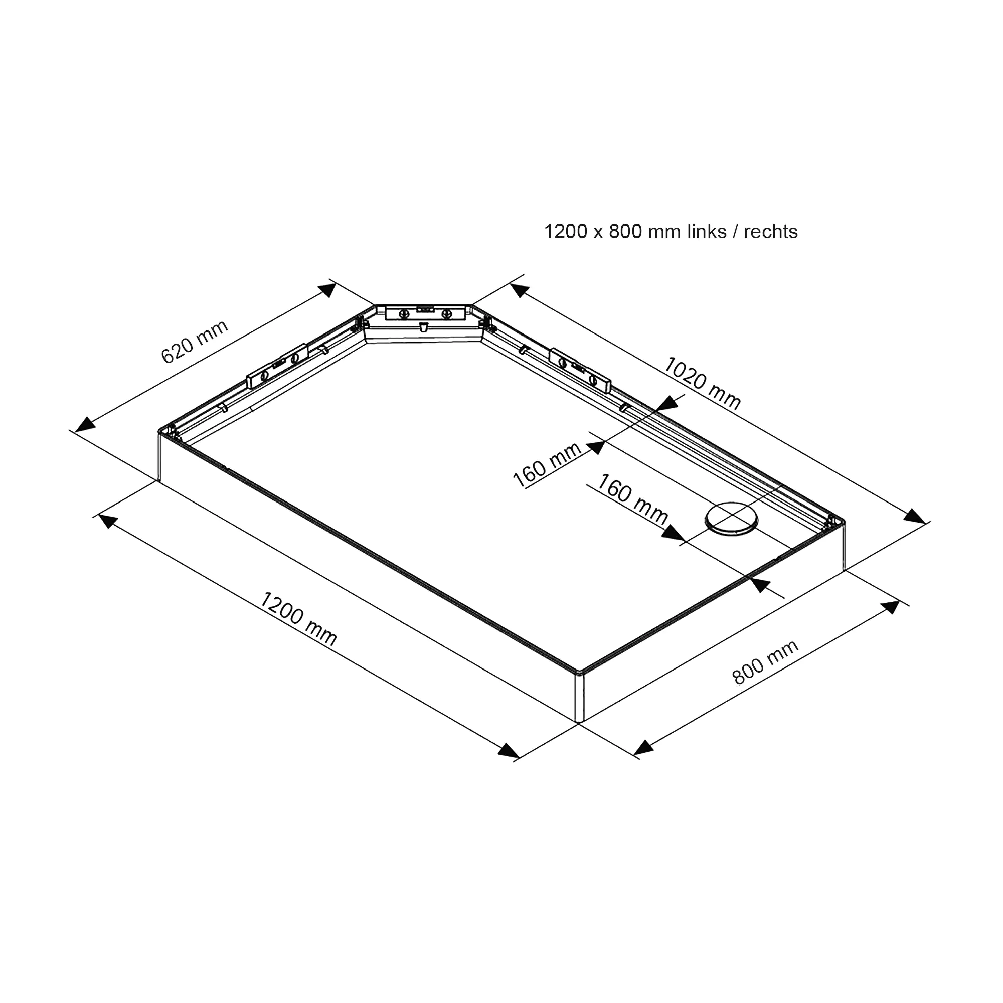 Breuer Komplettdusche BR 100 Schiebetür + Seitenwand li 80x120x204 cm, Schwarz, Klarglas hell Breuer Komplettdusche BR 100 Schiebetür + Seitenwand li 80x120x204 cm, Schwarz, Klarglas hell