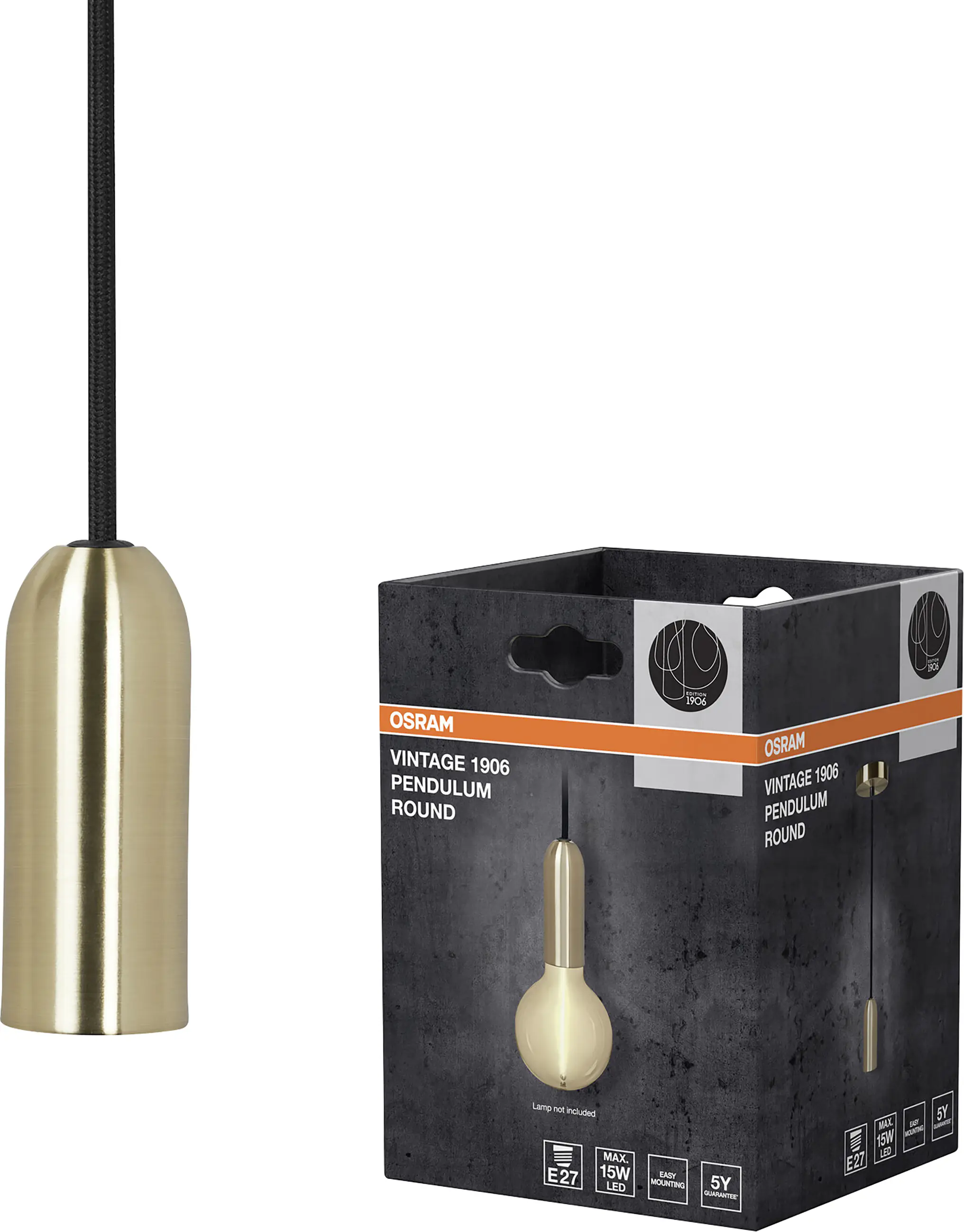Osram Pendelleuchte 1906 Pendulum 164 cm gold