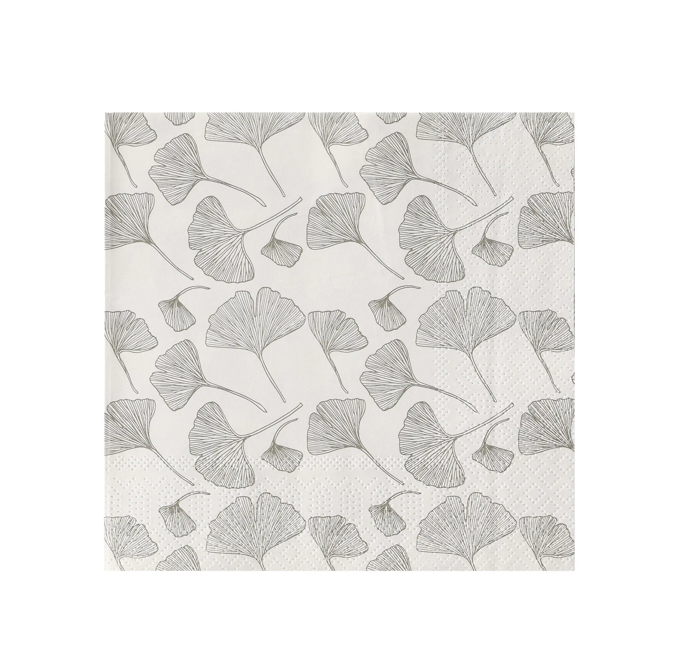 Eglo Servietten Blumen Mahuli beige 16,5 x 16,5 cm - 20er Pack