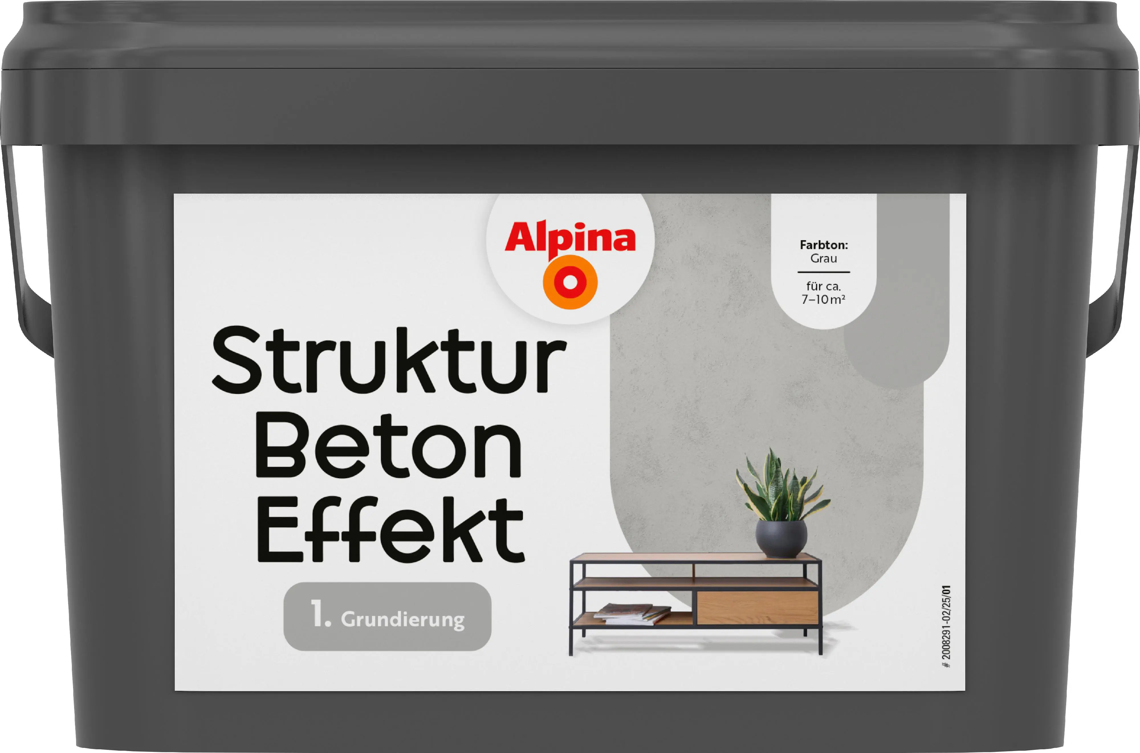 Alpina Grundierung für Effektfarben grau 2,5 L