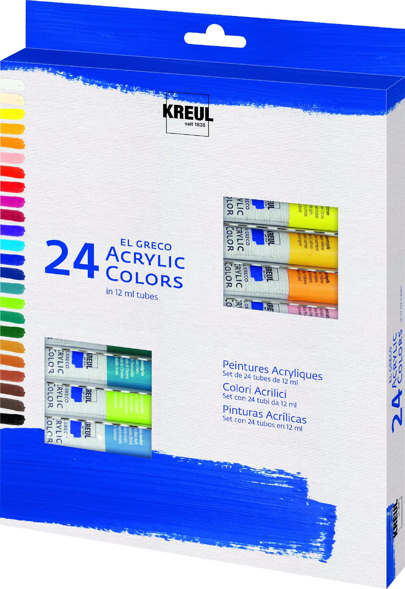 Kreul el Greco Acrylic Tuben Set 24 x 12 ml  Kreul el Greco Acrylic Tuben Set 24 x 12 ml