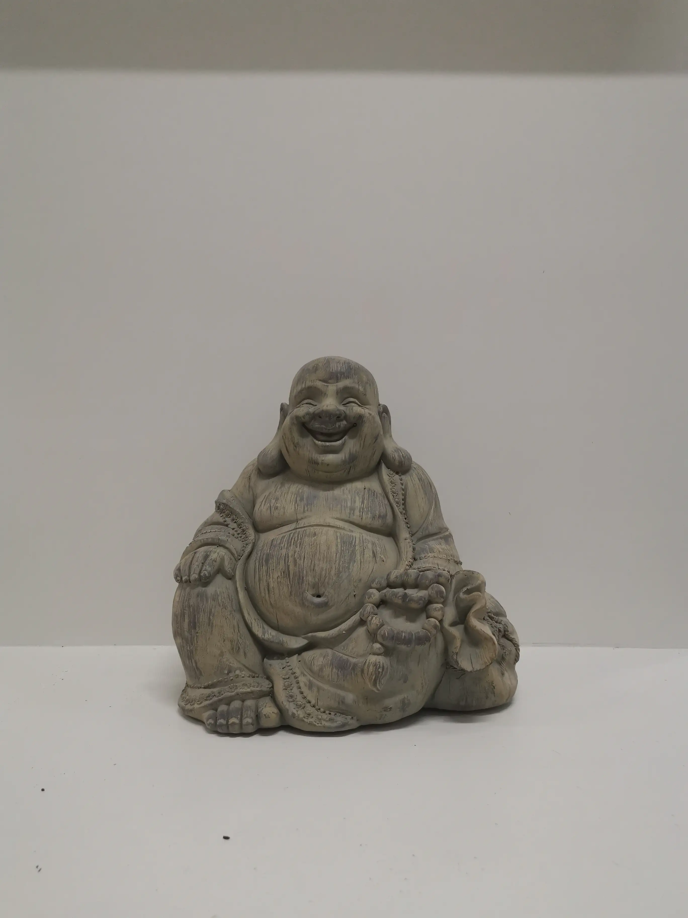 TrendLine Dekofigur Buddha 40 x 24 x 54 cm grau 