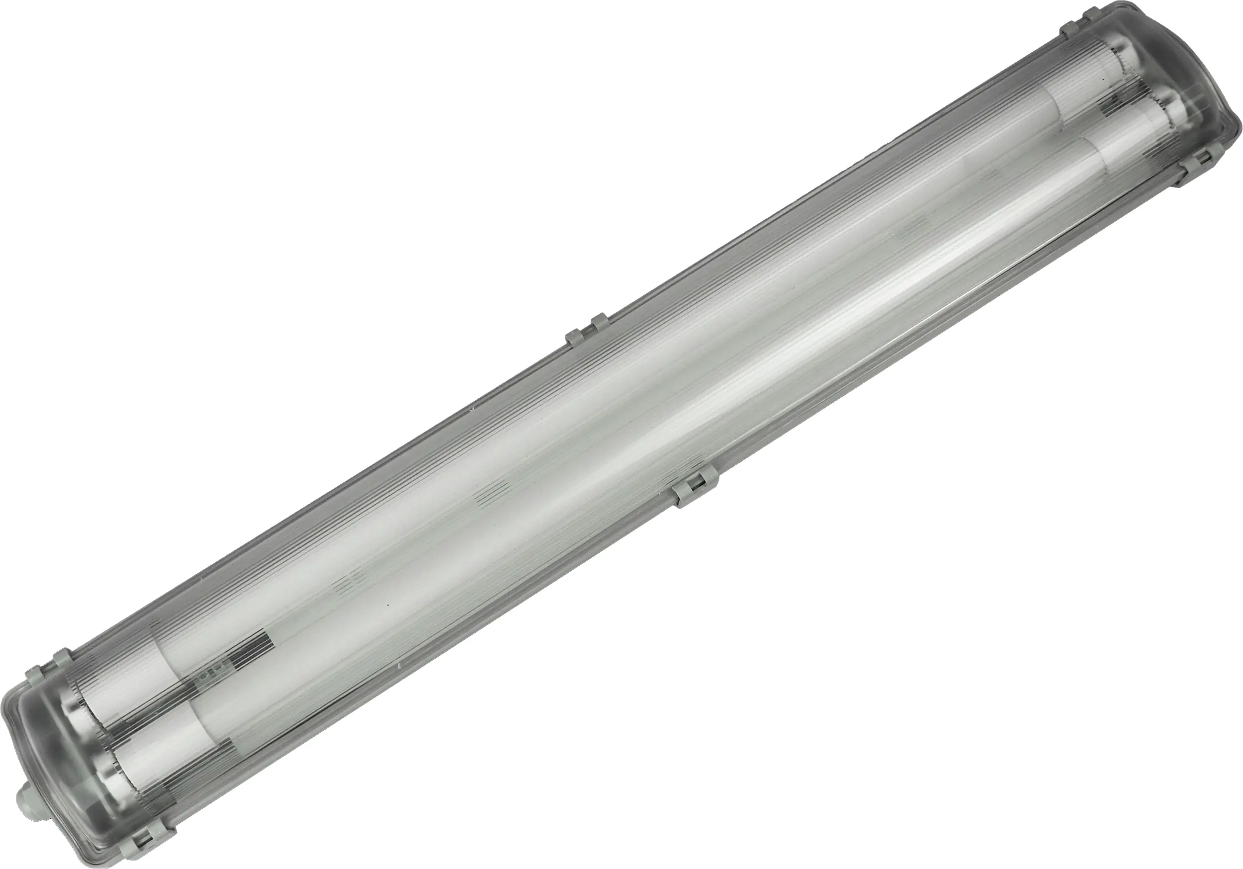 TrendLine Feuchtraumleuchte 2-flammig grau 68 cm neutralweiß