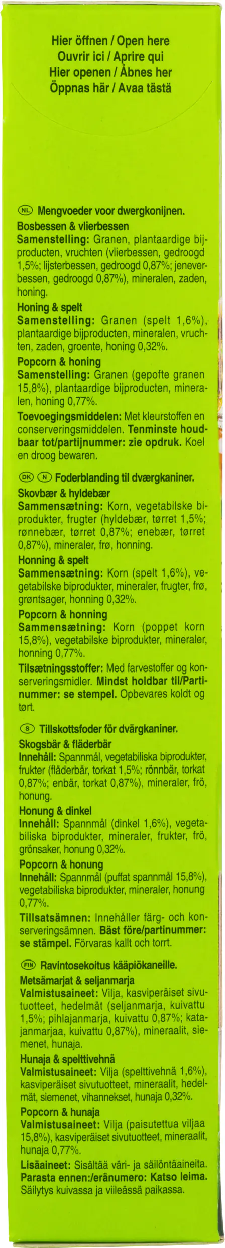 Vitakraft Kräcker® Trio Waldbeere,Honig,Popcorn,ZK 3 Stück / 160 g Vitakraft Kräcker® Trio Waldbeere,Honig,Popcorn,ZK 3 Stück / 160 g