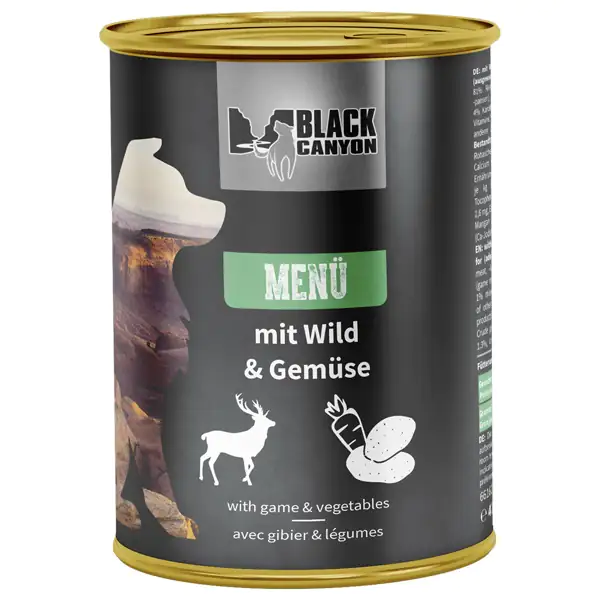 Black Canyon Hundenassfutter Adult Menü 410 g Wild