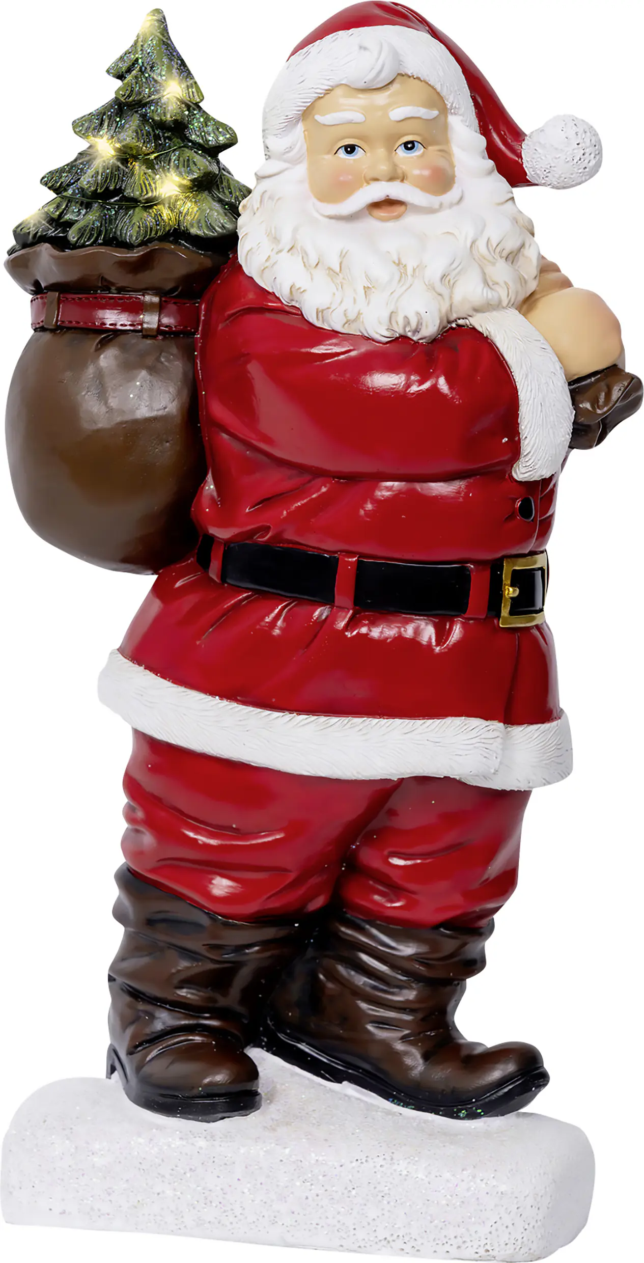Lumineo Micro LED Weihnachtsmann 30 x 17 cm warmweiß für innen 8 LED