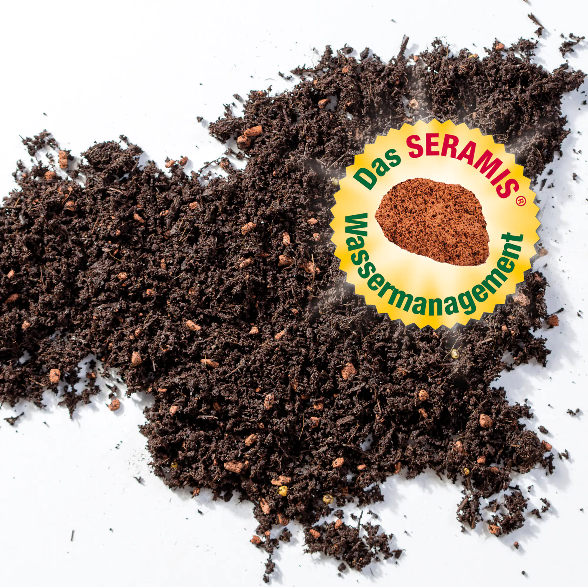 Seramis Torffreie Balkonerde +25% mehr Inhalt 50 l