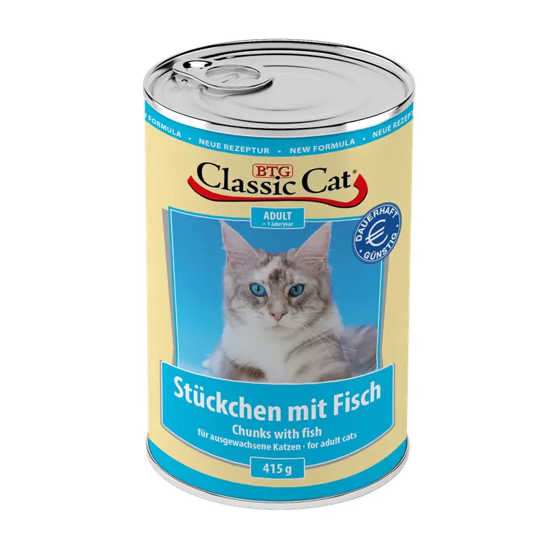 Classic Cat Katzennassfutter Adult 415 g Fisch