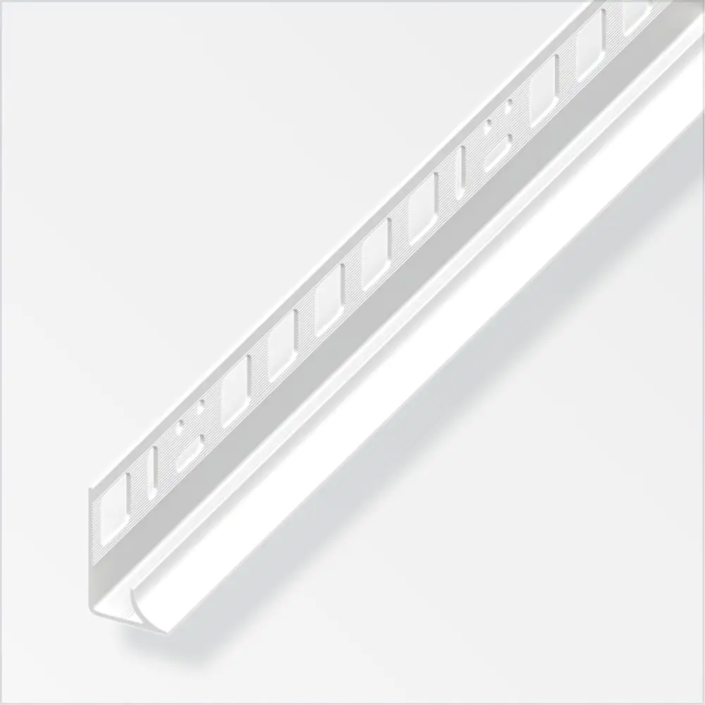 alfer Wandabschlussprofil 2.5 m x 8 mm Kunststoff