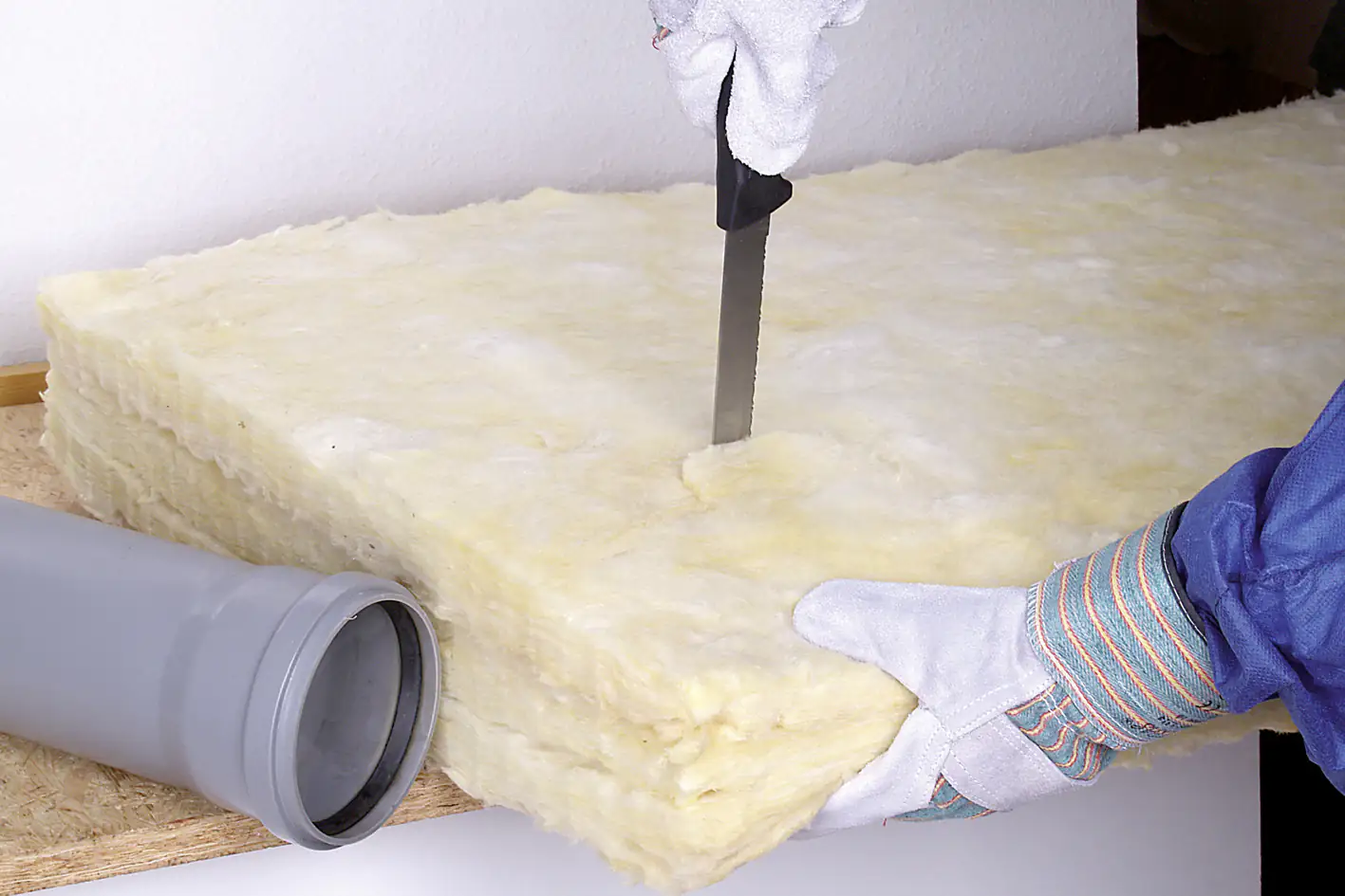 Wolfcraft Dämmstoffmesser 25 cm, Wellenschliff