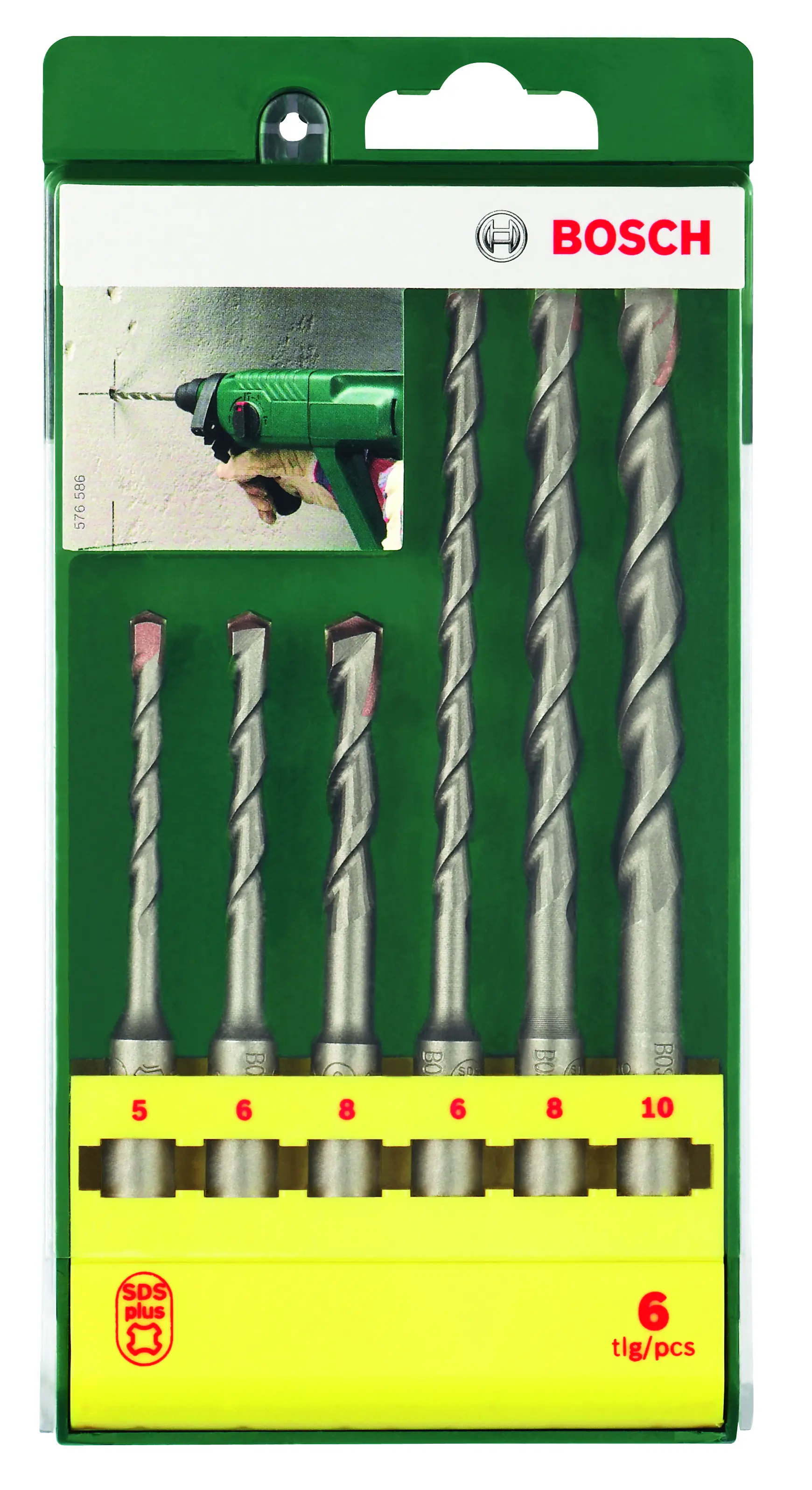 Bosch Hammerbohrer-Set 6-teilig SDS plus