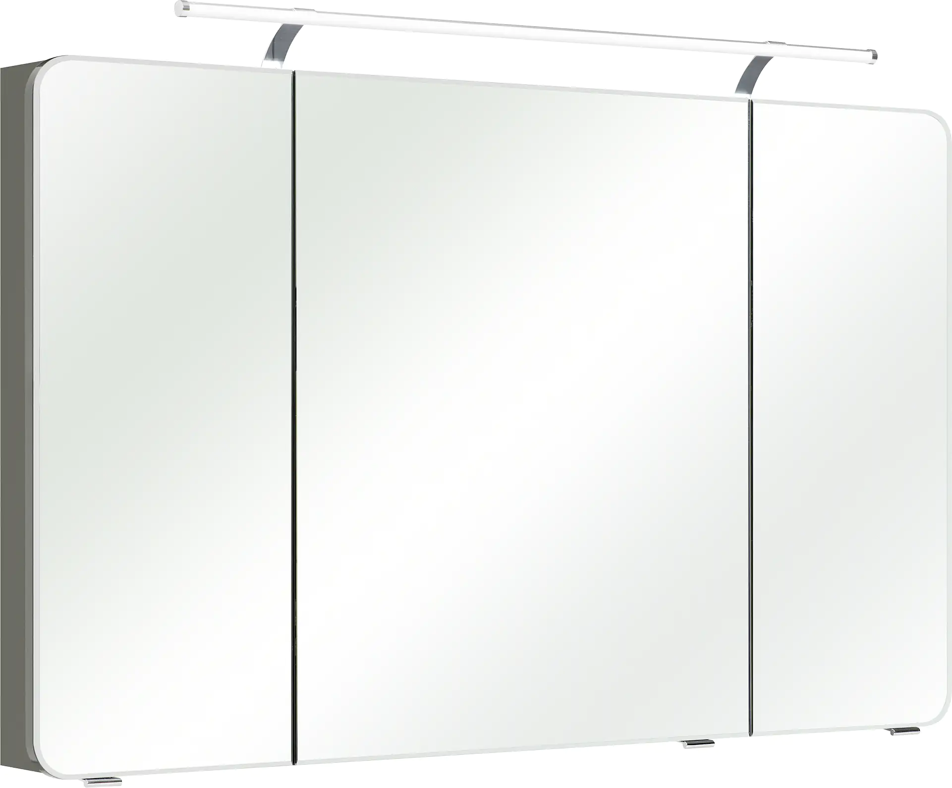 Pelipal Spiegelschrank Fokus 4005 Lack steingrau Hochglanz, Breite 120 cm