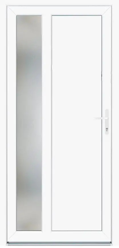 Panto Nebeneingangstür Kunststoff K511 weiß DIN rechts 88 x 198 cm Panto Nebeneingangstür Kunststoff K511 weiß DIN rechts 88 x 198 cm
