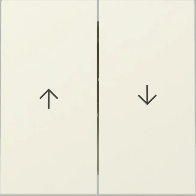 Gira Jalousiewippe 2fach System 55 Thermoplast cremeweiß 329401