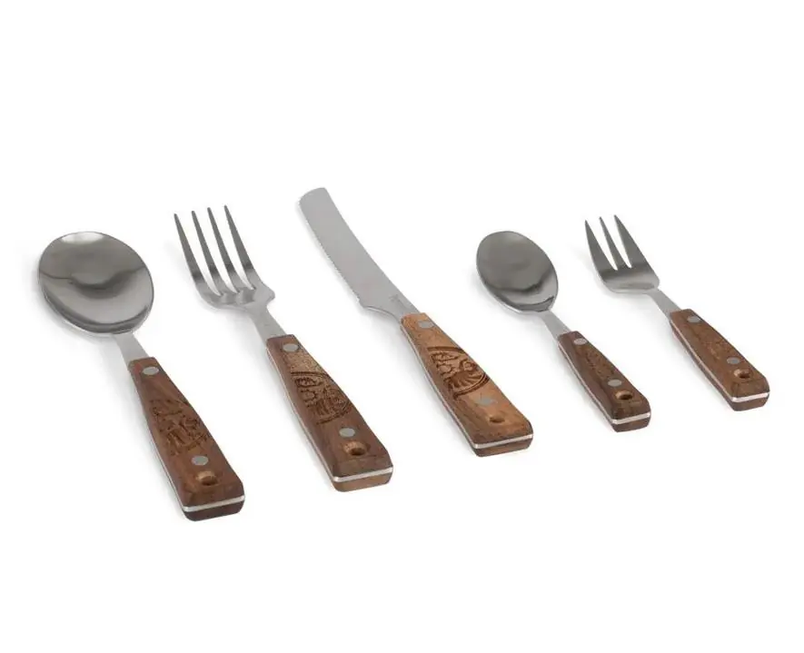 Petromax Camping Besteck, Edelstahl, 5 -tlg. Petromax Camping Besteck, Edelstahl, 5 -tlg.