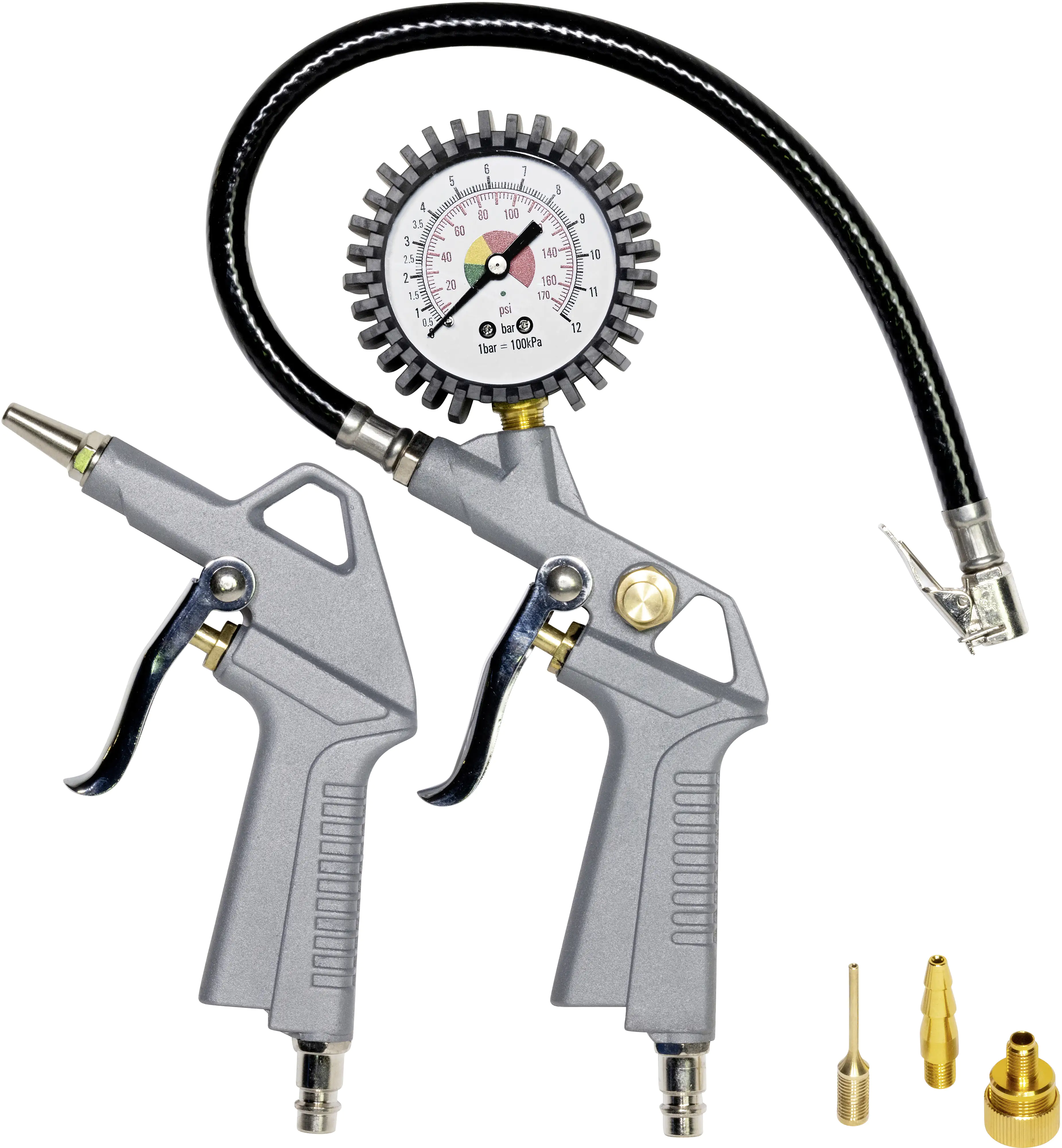 4015671201614_2902597 Güde Multikompressor-Set Airpower 180-08 8 bar 180 l/min 1,1 kW