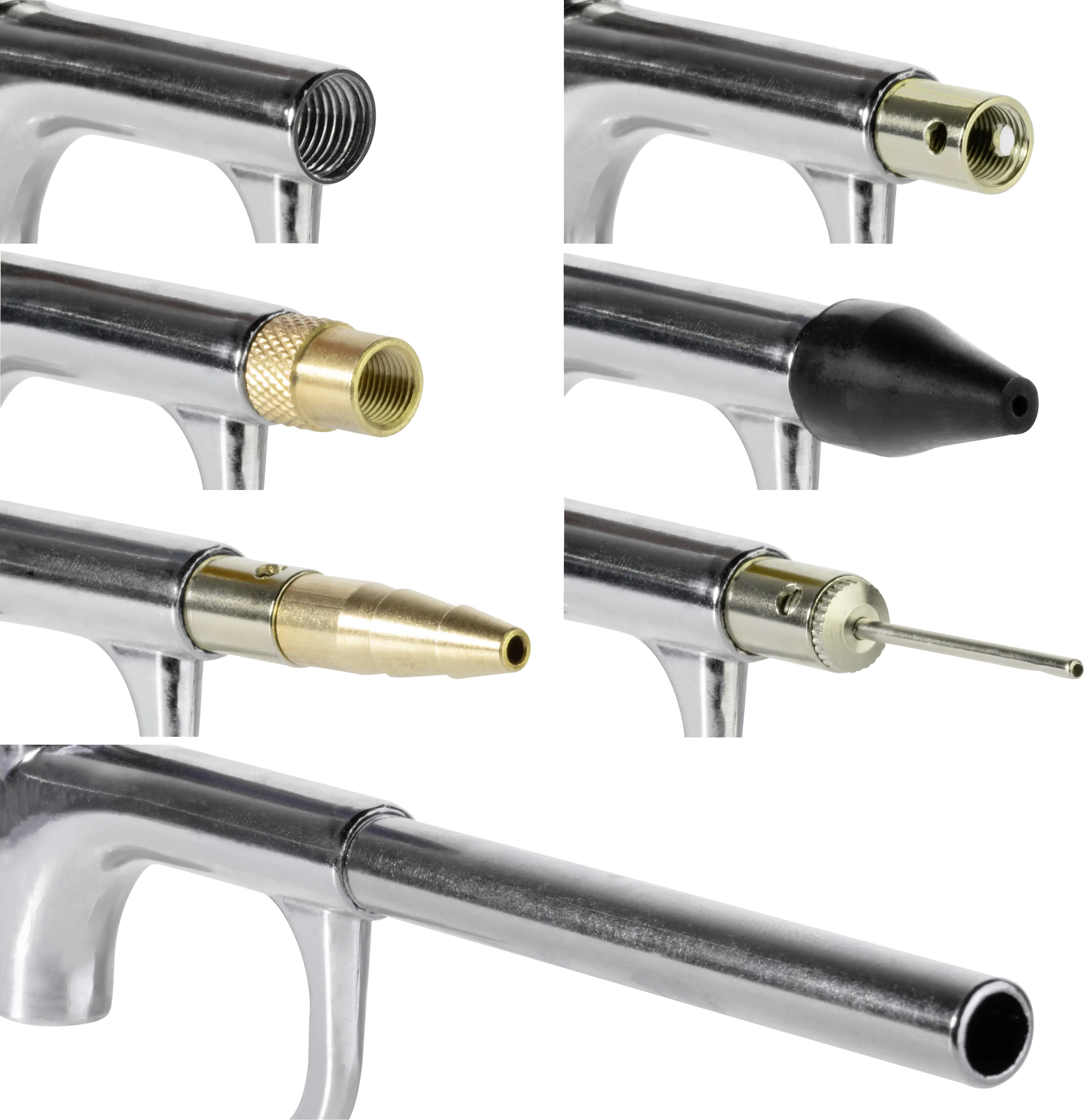 Güde Ausblaspistolen-Set 7-teilig