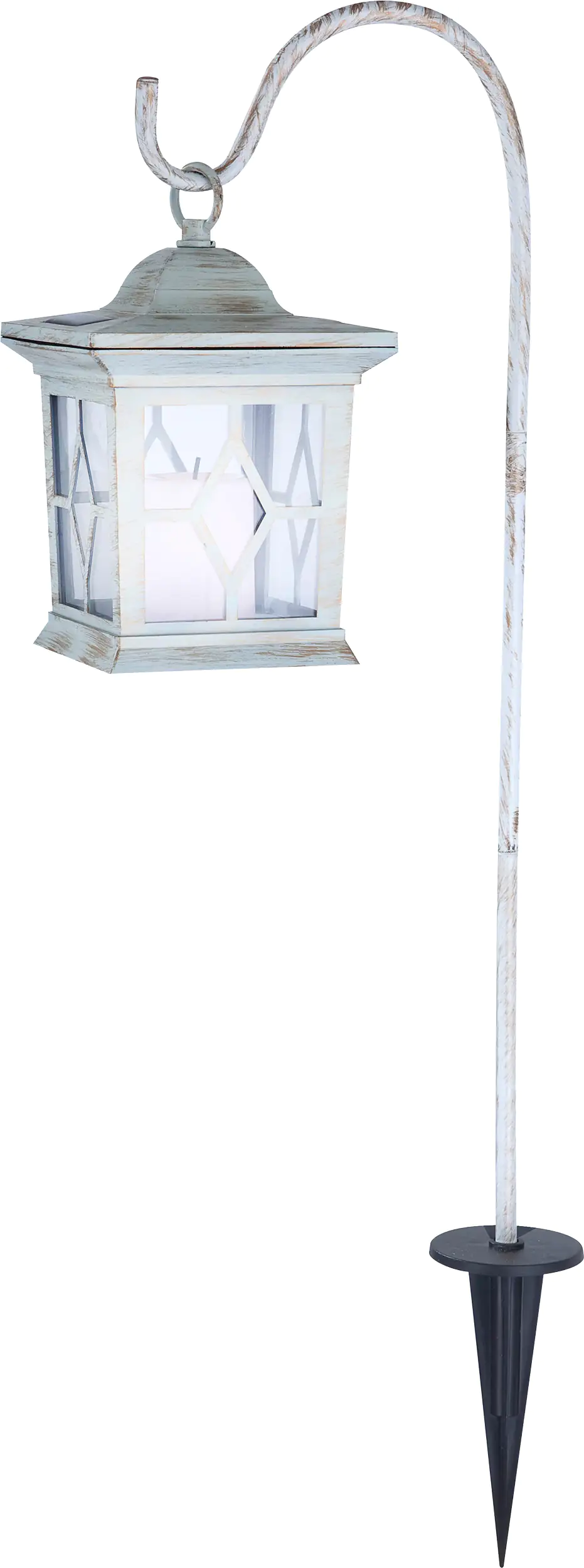 Globo Lighting LED Solarleuchte Laterne Erdspieß Höhe 68 cm