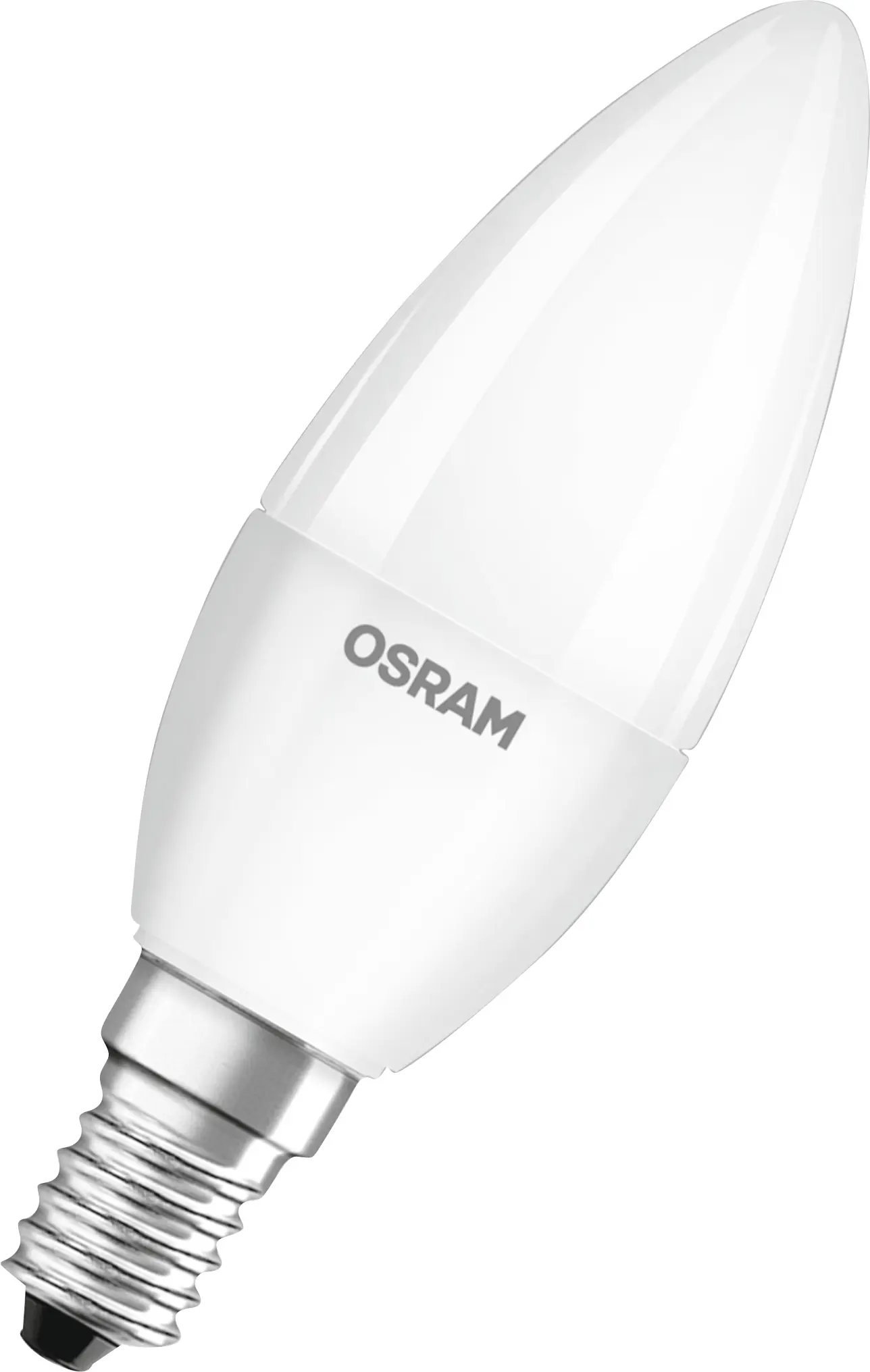 Osram LED Leuchtmittel Star Classic B40 E14 4,9 W warmweiß, weiß matt