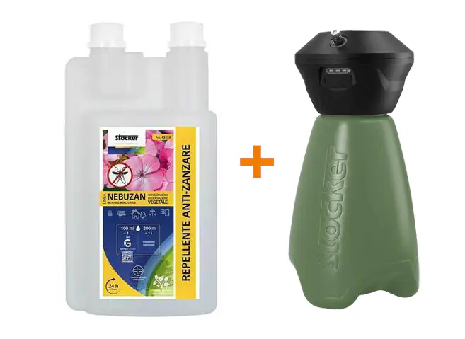 Stocker Geyser Stechmückenschutz Nebulisator inkl. Mückenschutz Fluid