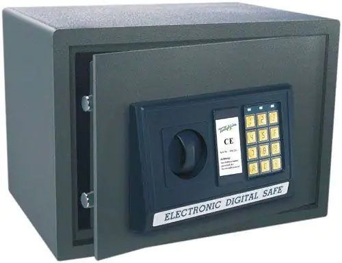 TrendLine Tresor mit elektronisches Zahlenschloss 35 x 25 x 25 cm