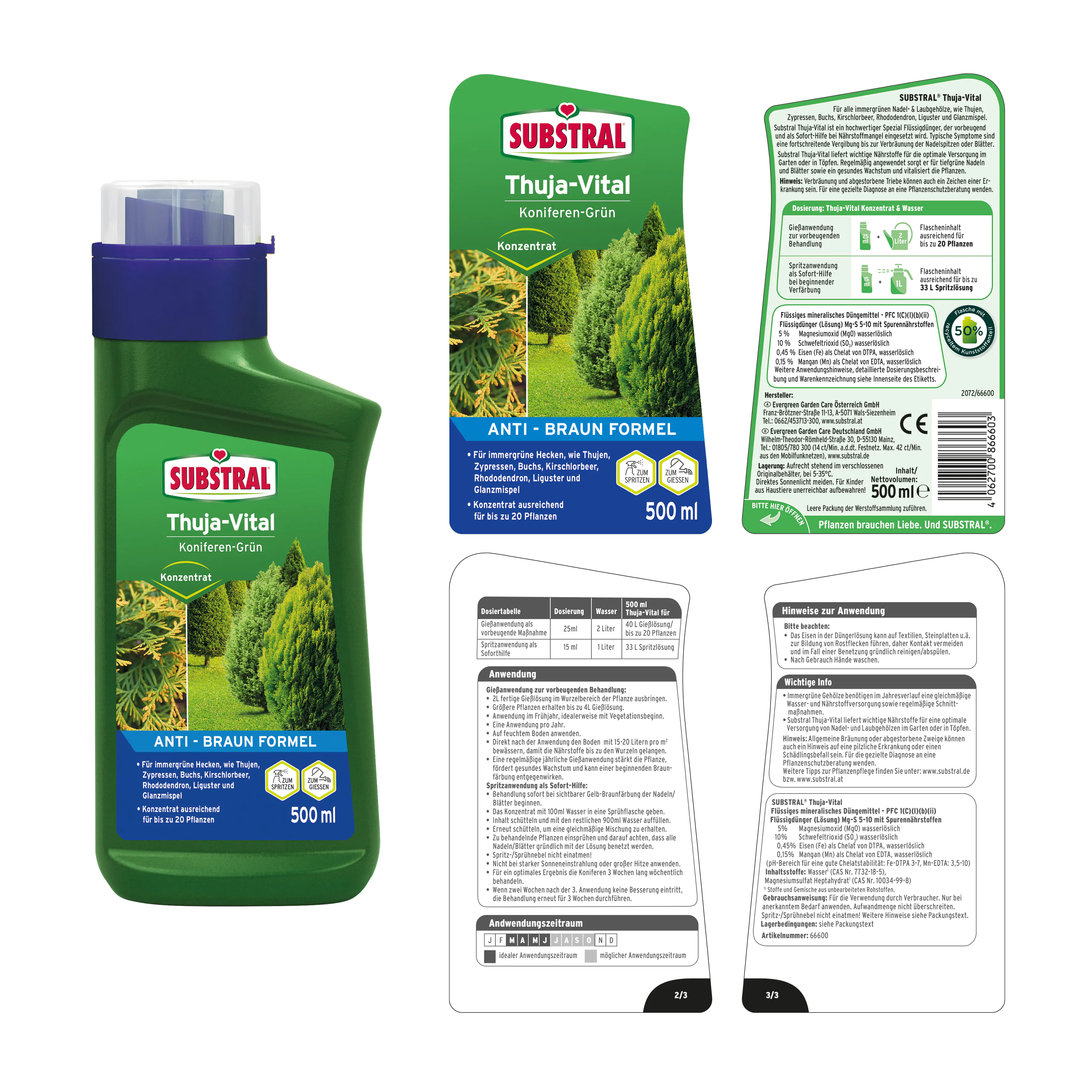 Substral Thuja Vital Koniferen-Grün 500 ml Substral Thuja Vital Koniferen-Grün 500 ml