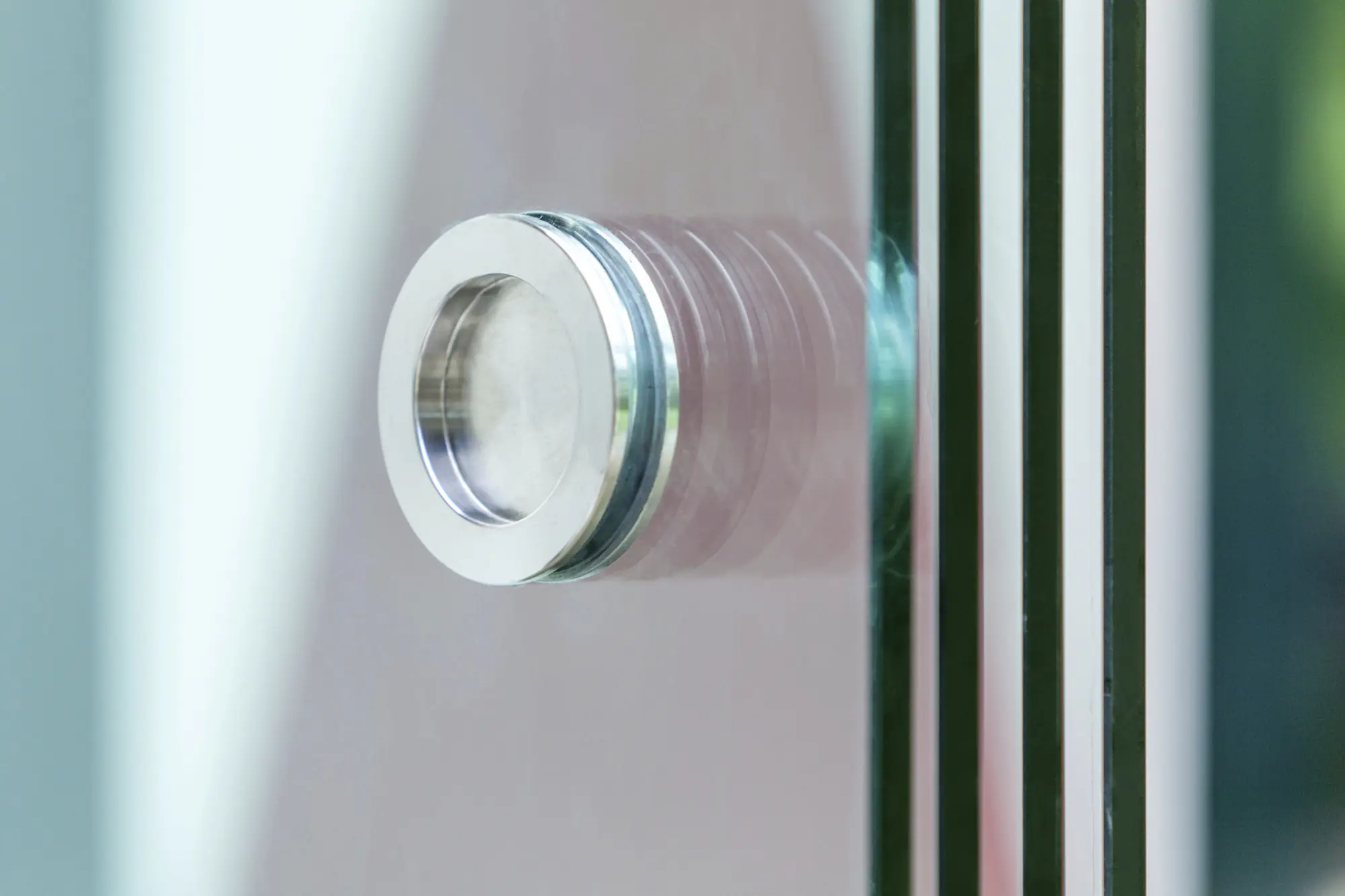 Telluria Glasschiebewand für Lounge XL granitgrau