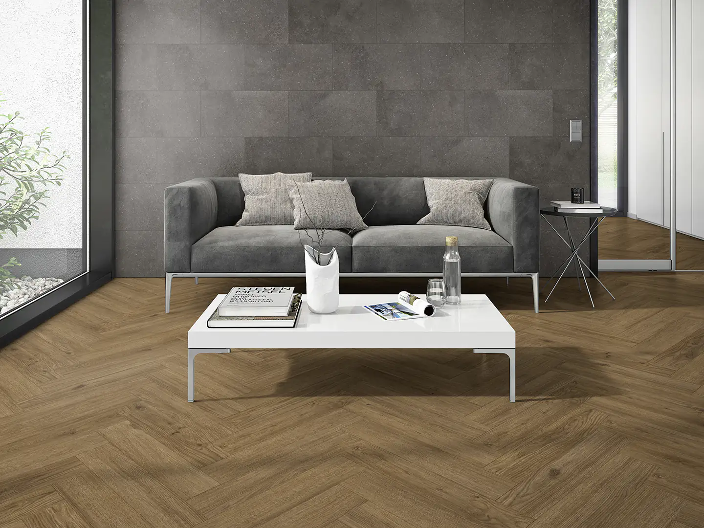 Classen Laminat Fischgrät Ville Azuara Oak