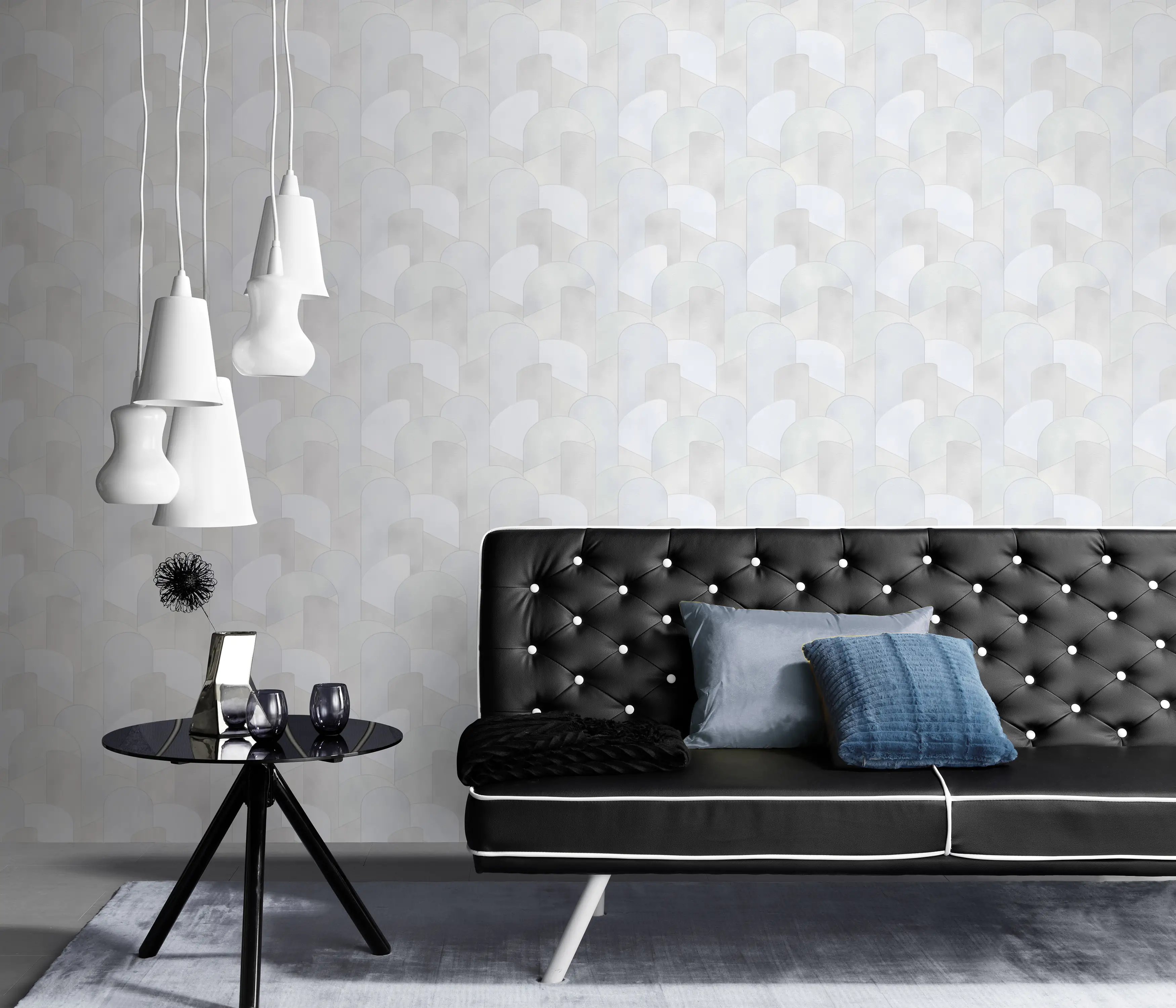 Erismann Vliestapete 10155-31 ELLE Decoration grafik grau 10,05 x 0,53 m