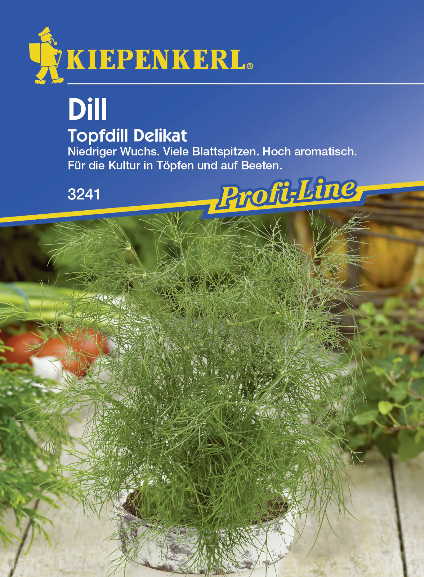 Kiepenkerl Dill Delikat Anethum graveolens var. hortorum, Inhalt: ca. 40 Töpfe