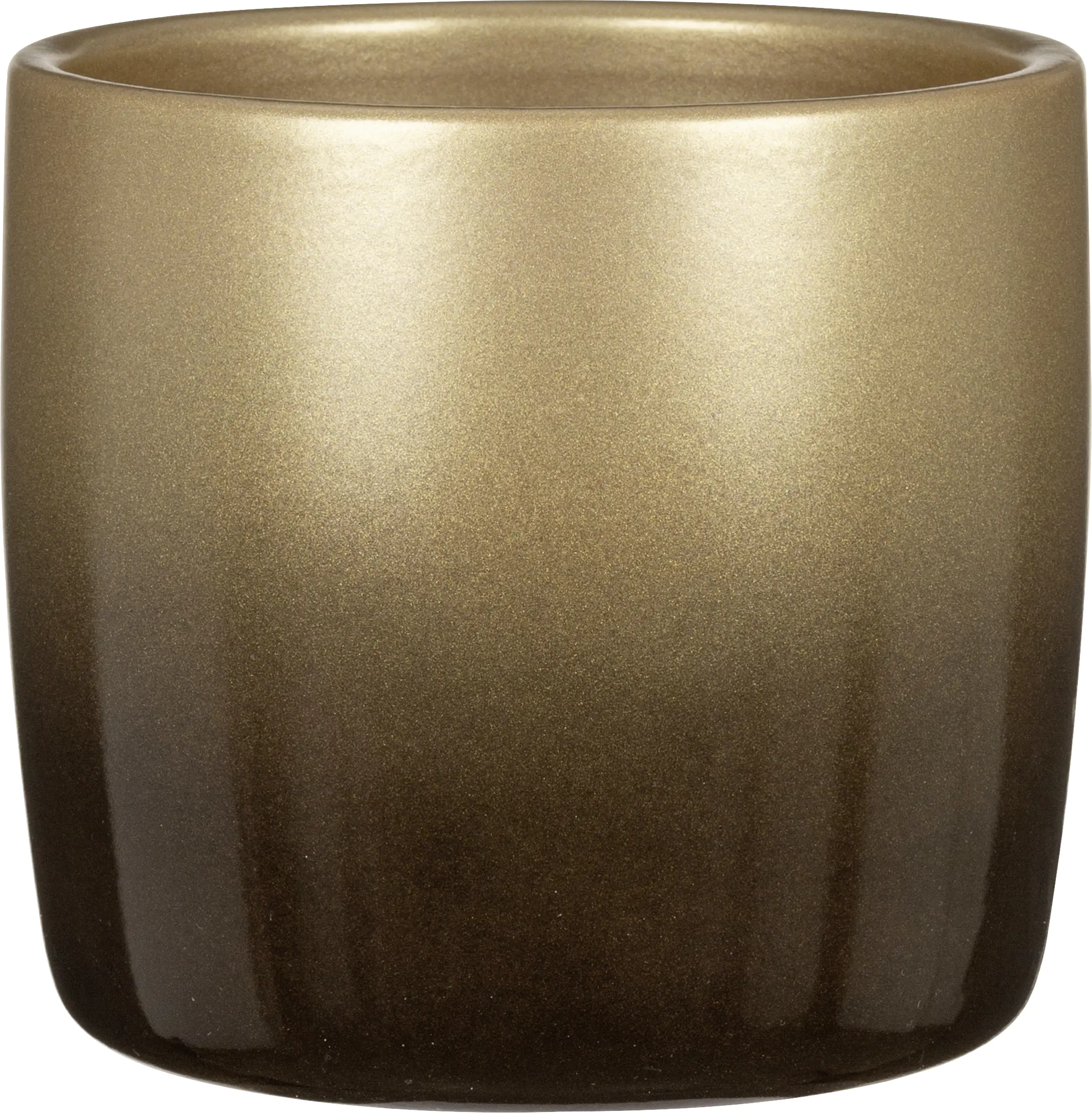 Scheurich Übertopf gold 13,5 x 13,5 cm Keramik  Scheurich Übertopf gold 13,5 x 13,5 cm Keramik