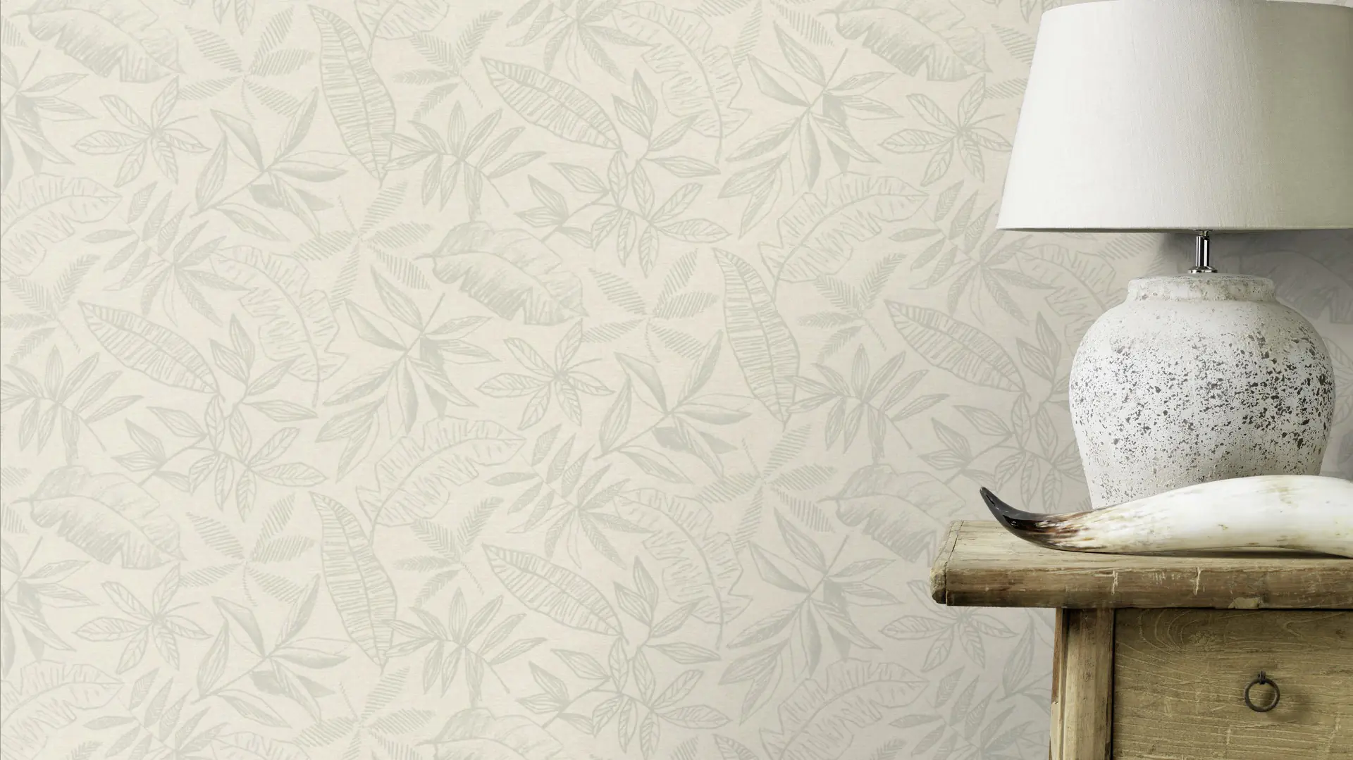 Schöner Wohnen Vliestapete Blätter beige salbei 10,05 x 0,53 m Schöner Wohnen Vliestapete Blätter beige salbei 10,05 x 0,53 m