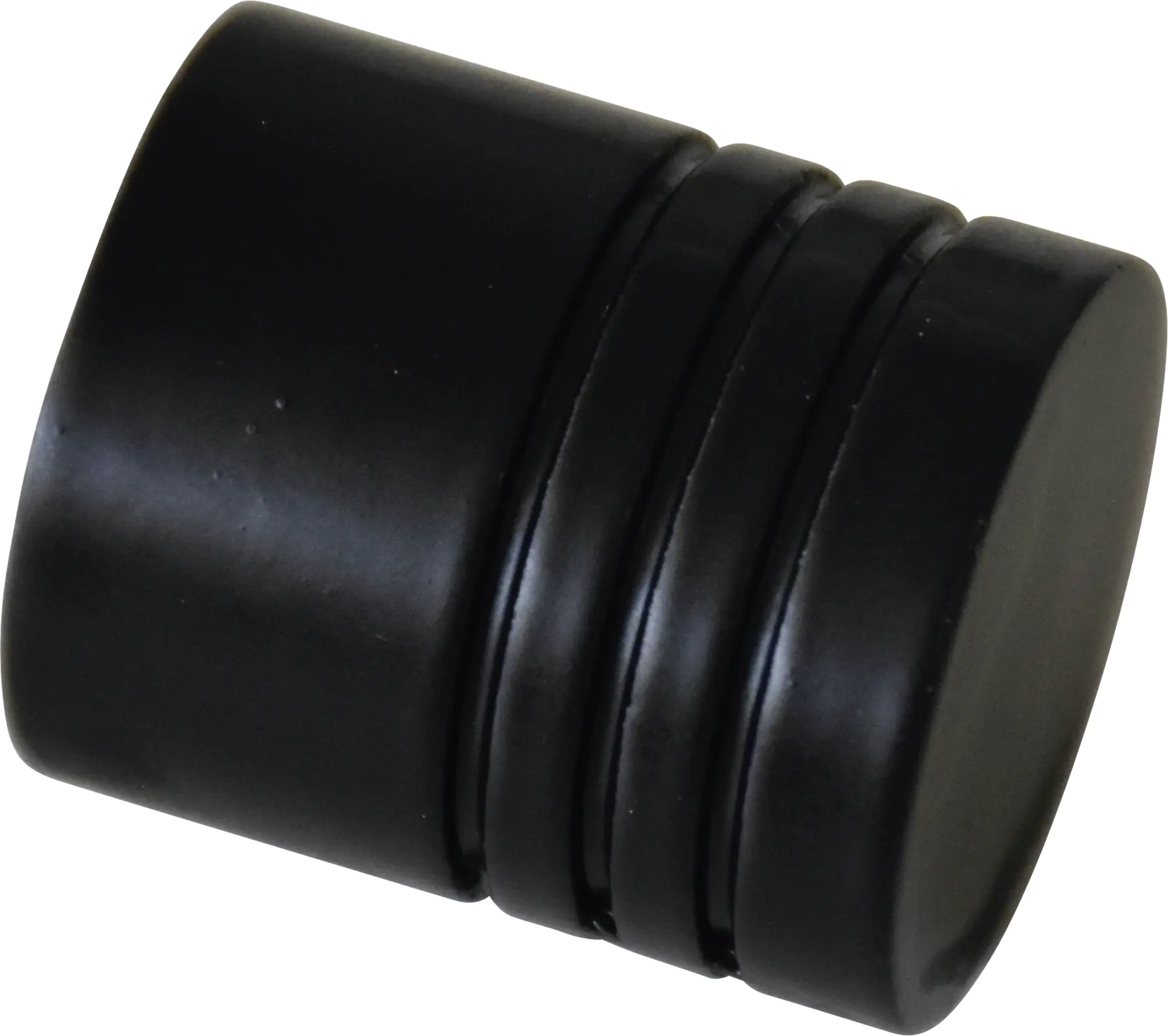 Gardinia Endstück für Gardinenstange Chicago Zylinder für Ø 20 mm schwarz-matt