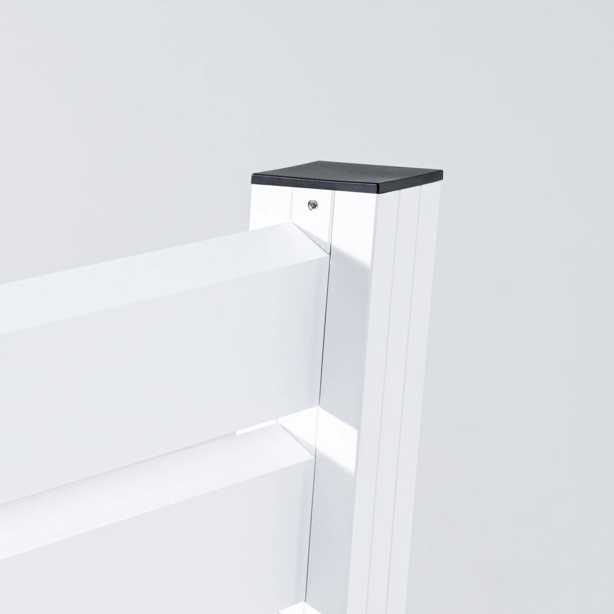 Ambiente Alu-Zaun Grundset Rhombus MAXI 187 x 124,2 cm weiß