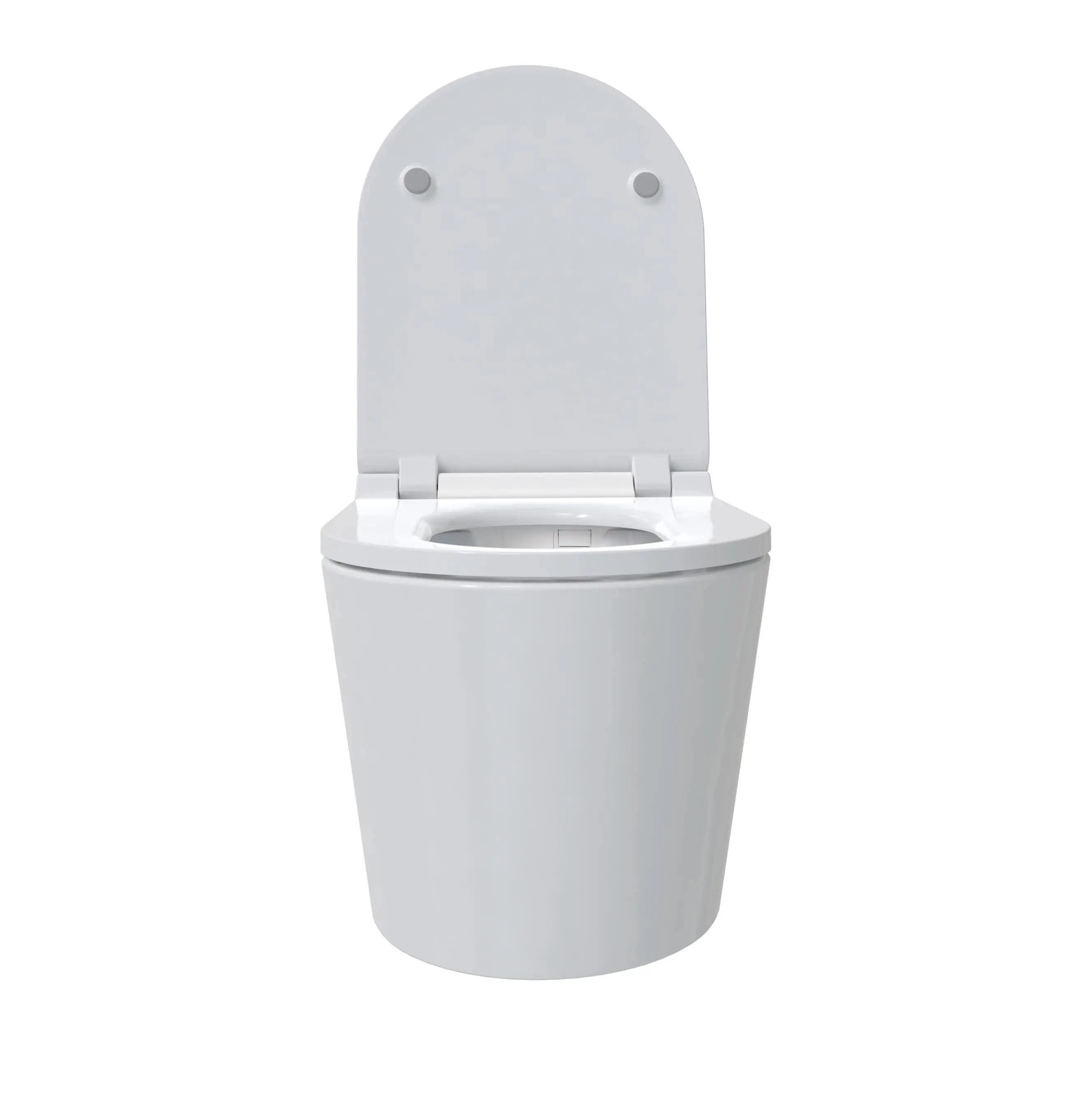 Adoomo Wand Dusch-WC spülrandlos Tiefspüler weiß inkl. WC Sitz