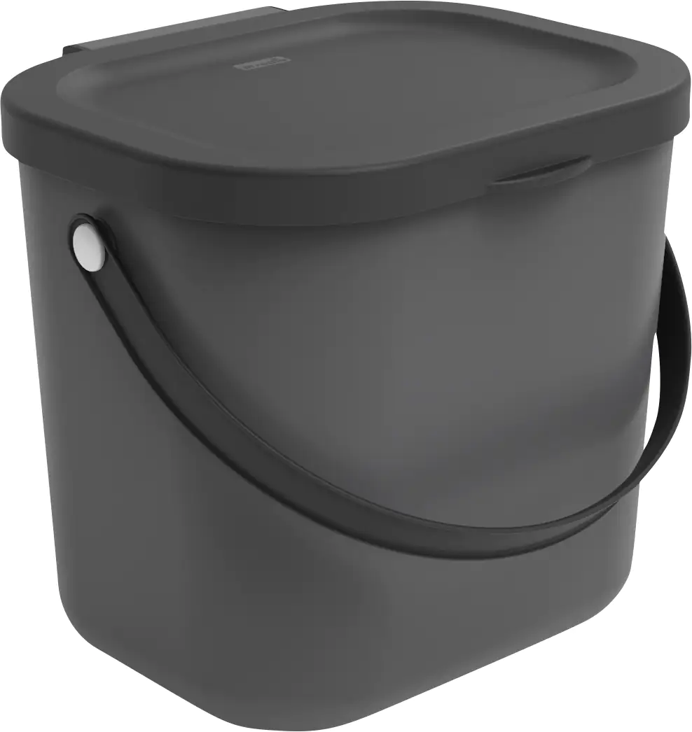 Rotho Mülltrennungssystem Albula 6 L anthrazit Recyclingbehälter Rotho Mülltrennungssystem Albula 6 L anthrazit Recyclingbehälter