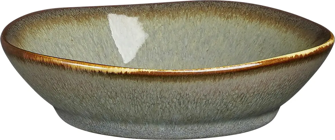 Mica Decorations Schale Racco stoneware 4 x 12 cm grün