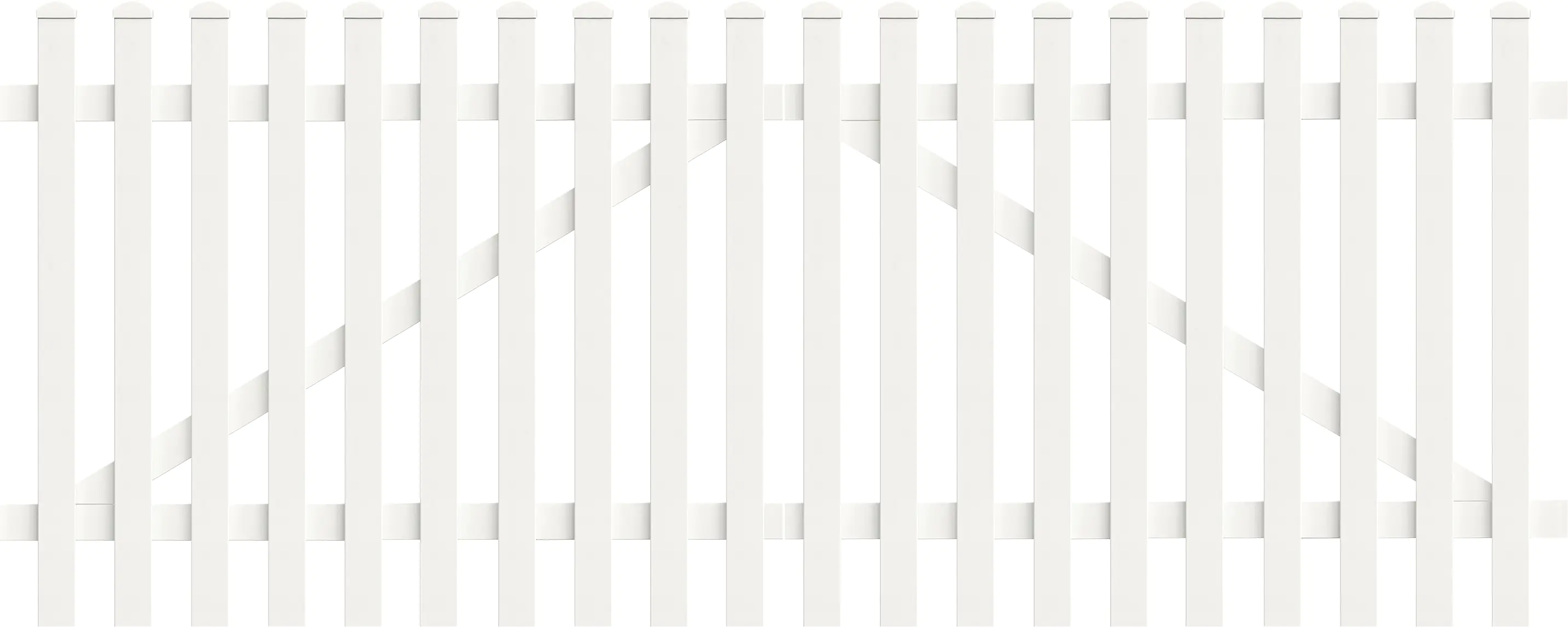 KM Zaun Doppeltor Triest Gerade 303,4 x 150 cm, weiß KM Zaun Doppeltor Triest Gerade 303,4 x 150 cm, weiß