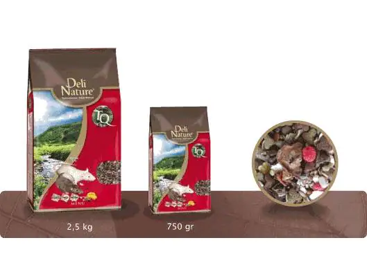 Deli Nature 5* Menu Alleinfutter für Ratten mit Früchten 750 g