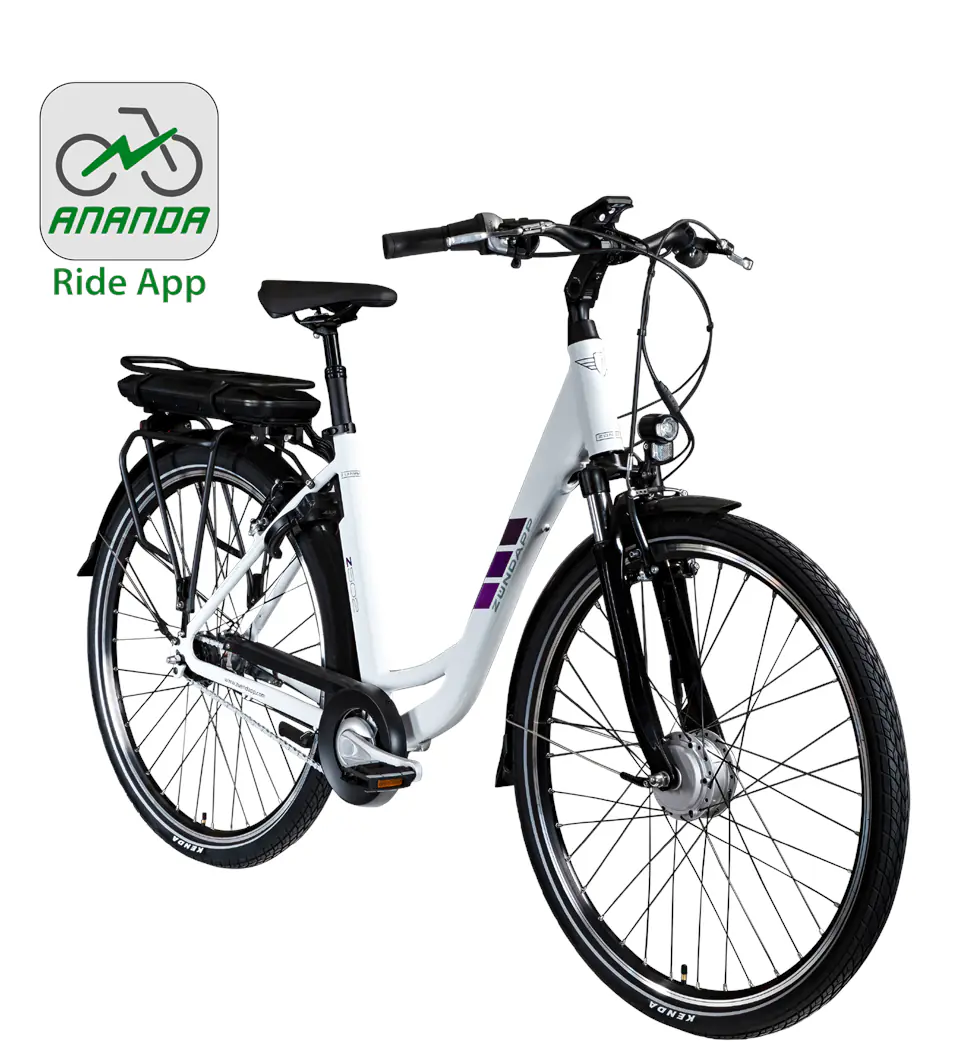 Zündapp E-Bike Z502 City 28 Zoll 7-Gang 522 Wh weiß lila Zündapp E-Bike Z502 City 28 Zoll 7-Gang 522 Wh weiß lila